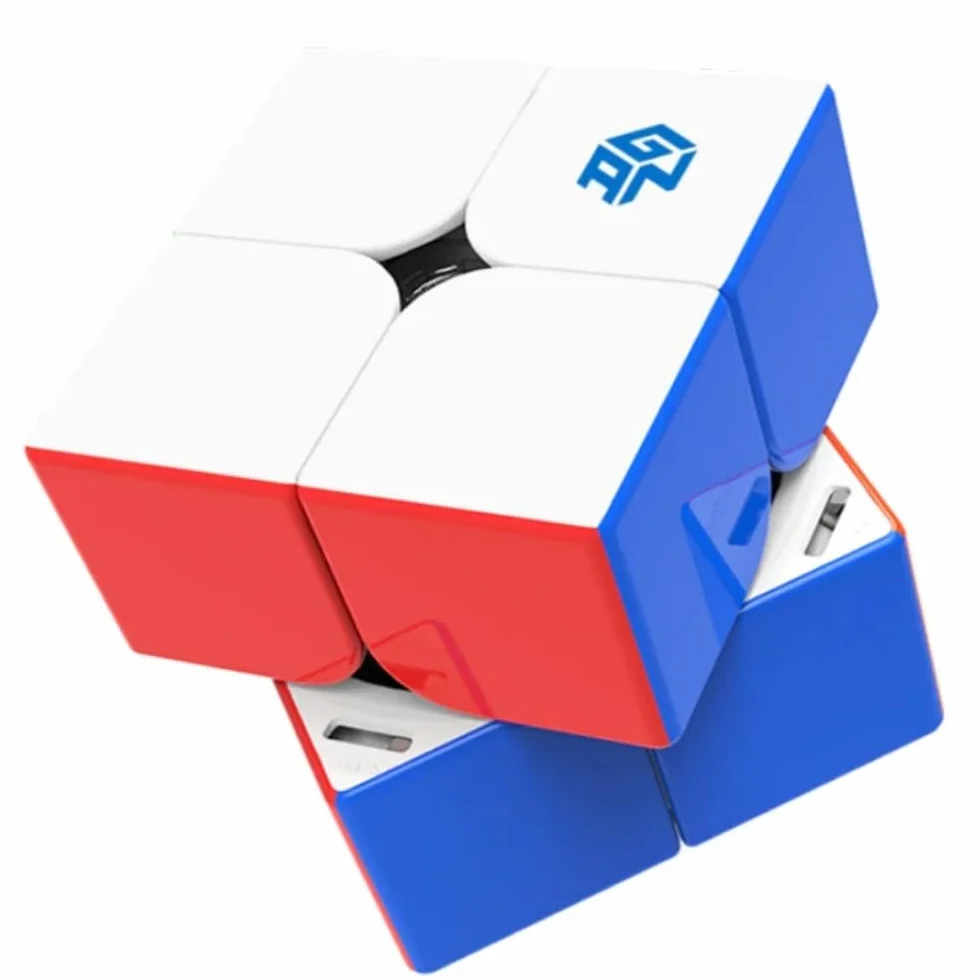 Bukefuno GAN251 M Pro 2x2 Magnetic Cube Gans Mini Speed GAN251 Pro 63 2x2 Magneti senza adesivi 2021 Magic Puzzle (Flagship 251M Pro Superficie opaca)