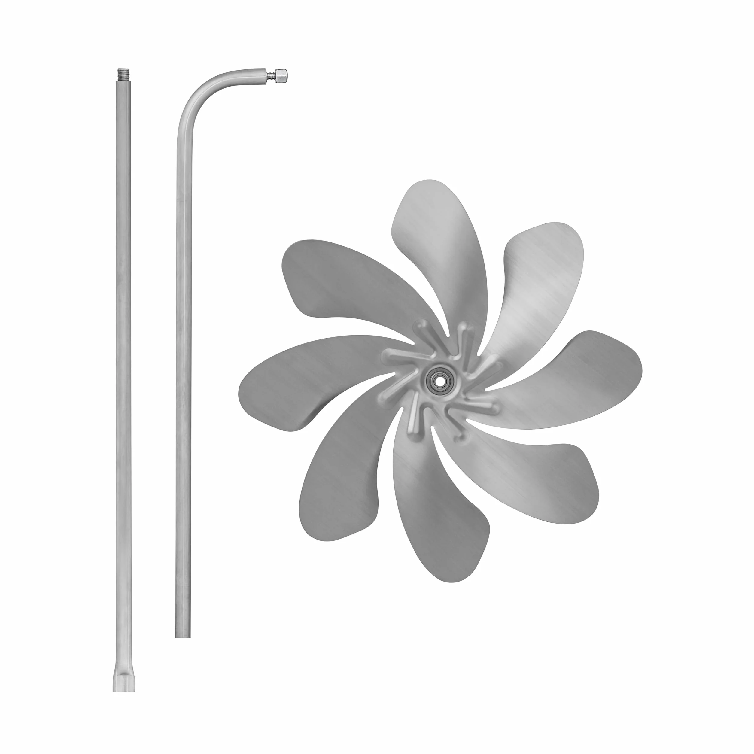 steel4you, A1003, Girandola Speedy28 in acciaio inox, diametro rotore 28 cm, con cuscinetti a sfera, prodotta in Germania