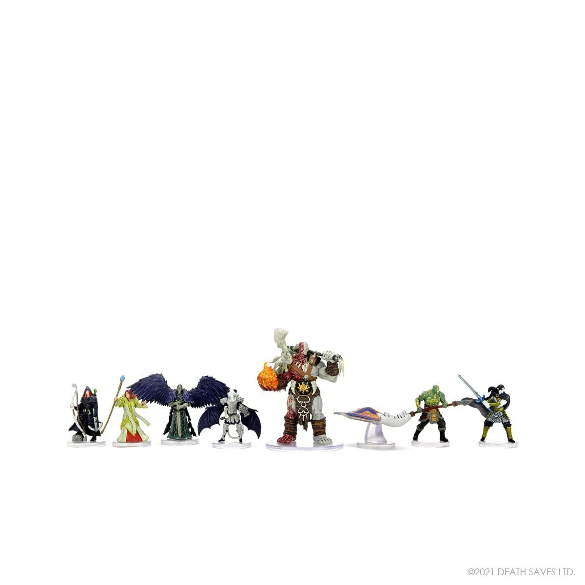 WizKids Death Saves: War of Dragons - Set di 2-8 miniature predipinte, Dungeons & Dragons