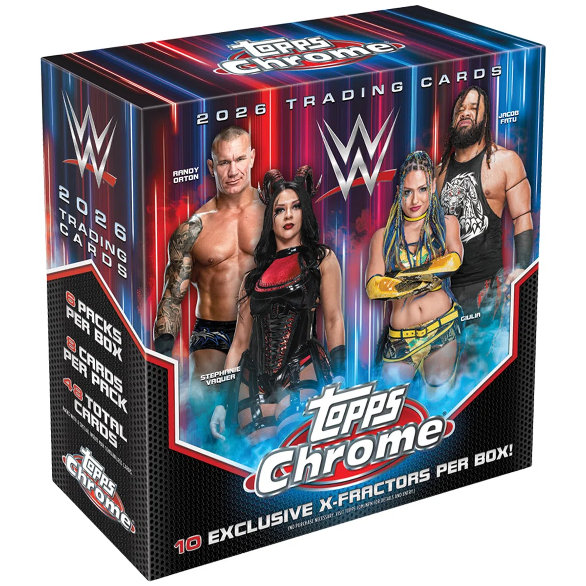 2026 Topps Chrome WWE - Sigillato in fabbrica - Mega Box