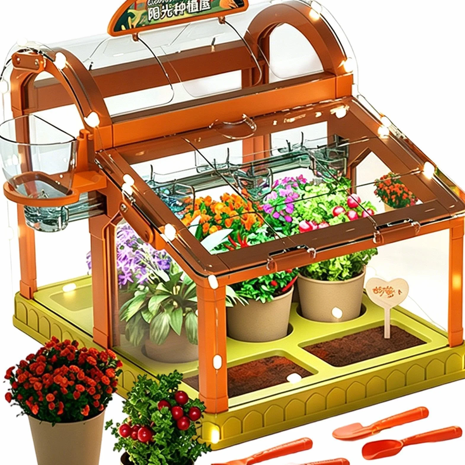 Kit per la coltivazione di piante per bambini - Set di giocattoli da giardinaggio per scienze educative, kit di esperimenti per la crescita delle piante STEM per bambini, ragazzi e ragazze | Kits scie