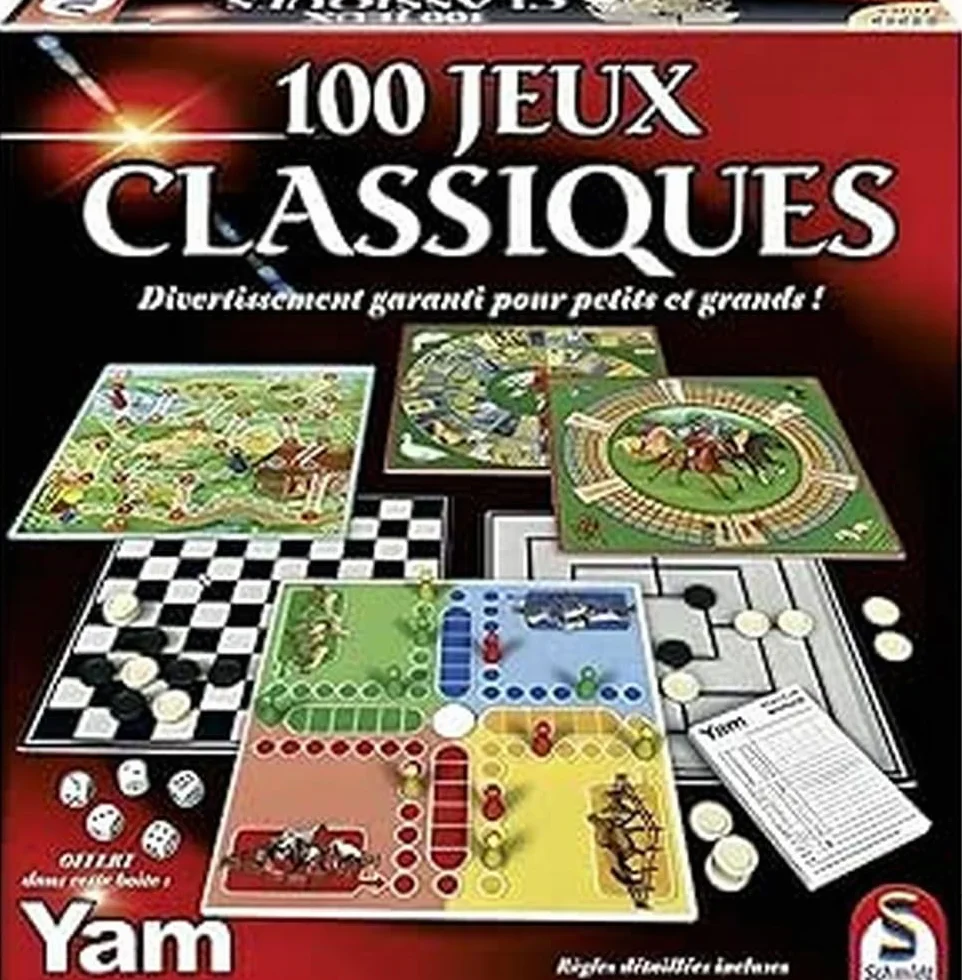 Schmidt 88207 - Giochi da Tavolo, 100 Classici