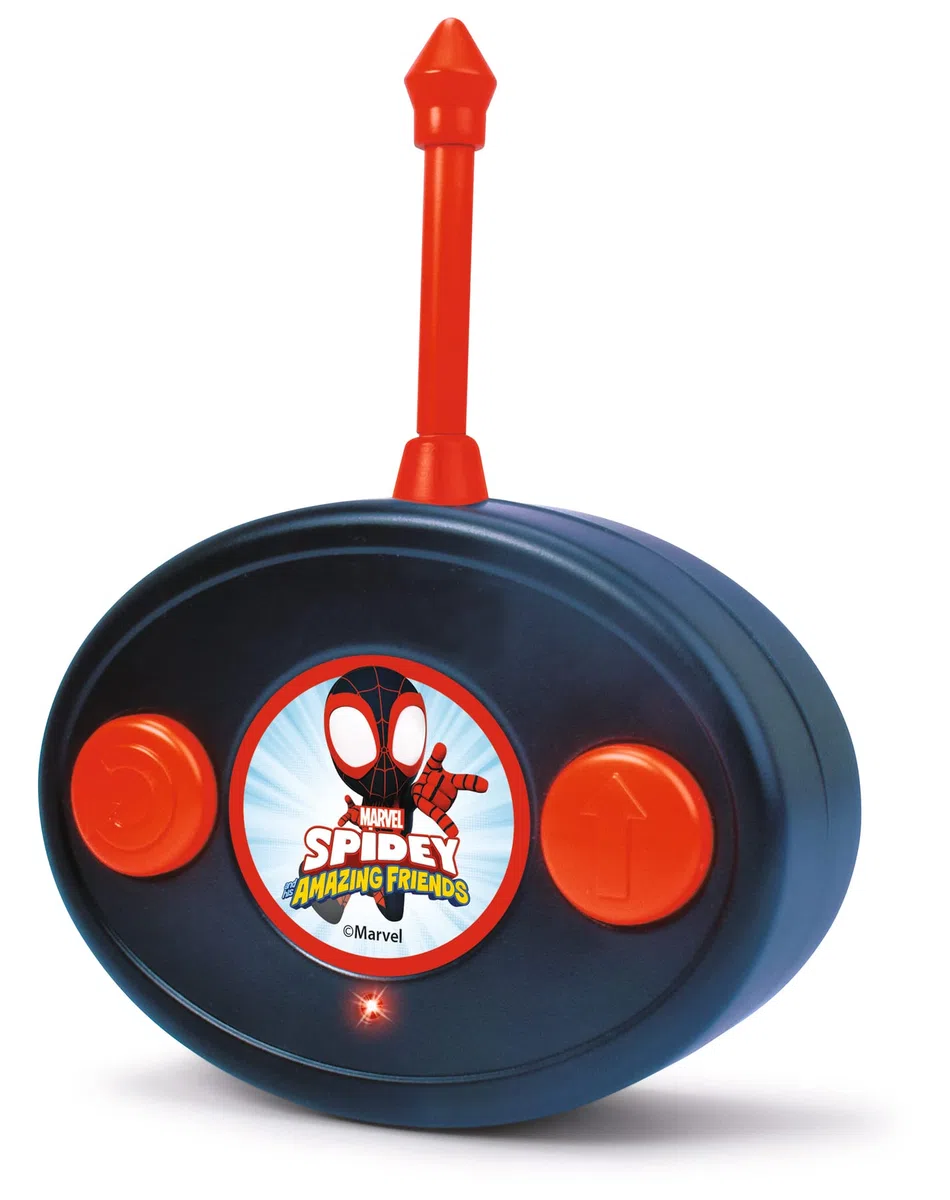 VEHICULO RADIO CONTROL MILES MORALES SPIDEY SPIDERMAN MARVEL 1:24