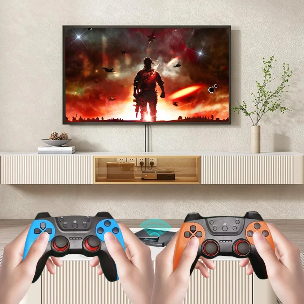 X2 Pro Console di Gioco Retro con 65000+ Giochi integrati Uscita 4K UHD Compatibile 9.0 ed emulatori per Arcade