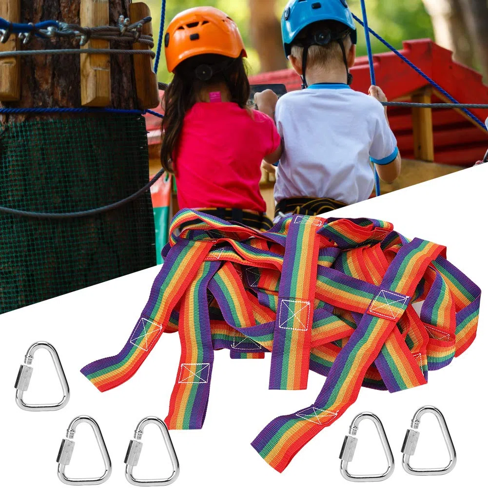 Tefola Rete da Arrampicata per Bambini, Rete da Arrampicata per Bambini in Nylon Rete da Arrampicata per Allenamento Fisico per l'intrattenimento Sportivo Quotidiano