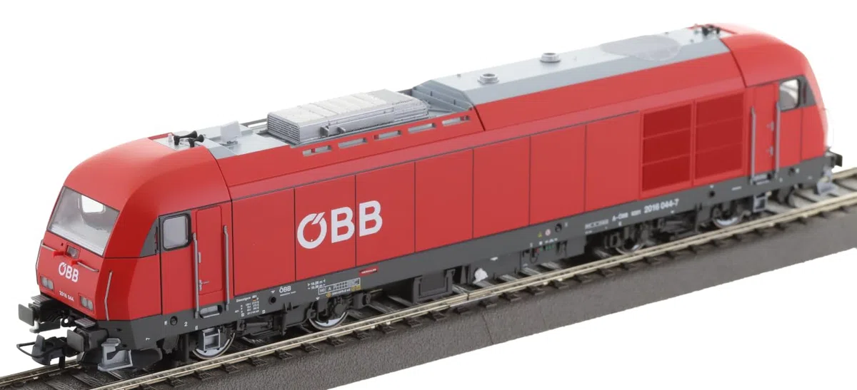 Roco 5110005 H0 z21 - Set digitale Start Diesellok Rh 2016 con treno rapido della ÖBB