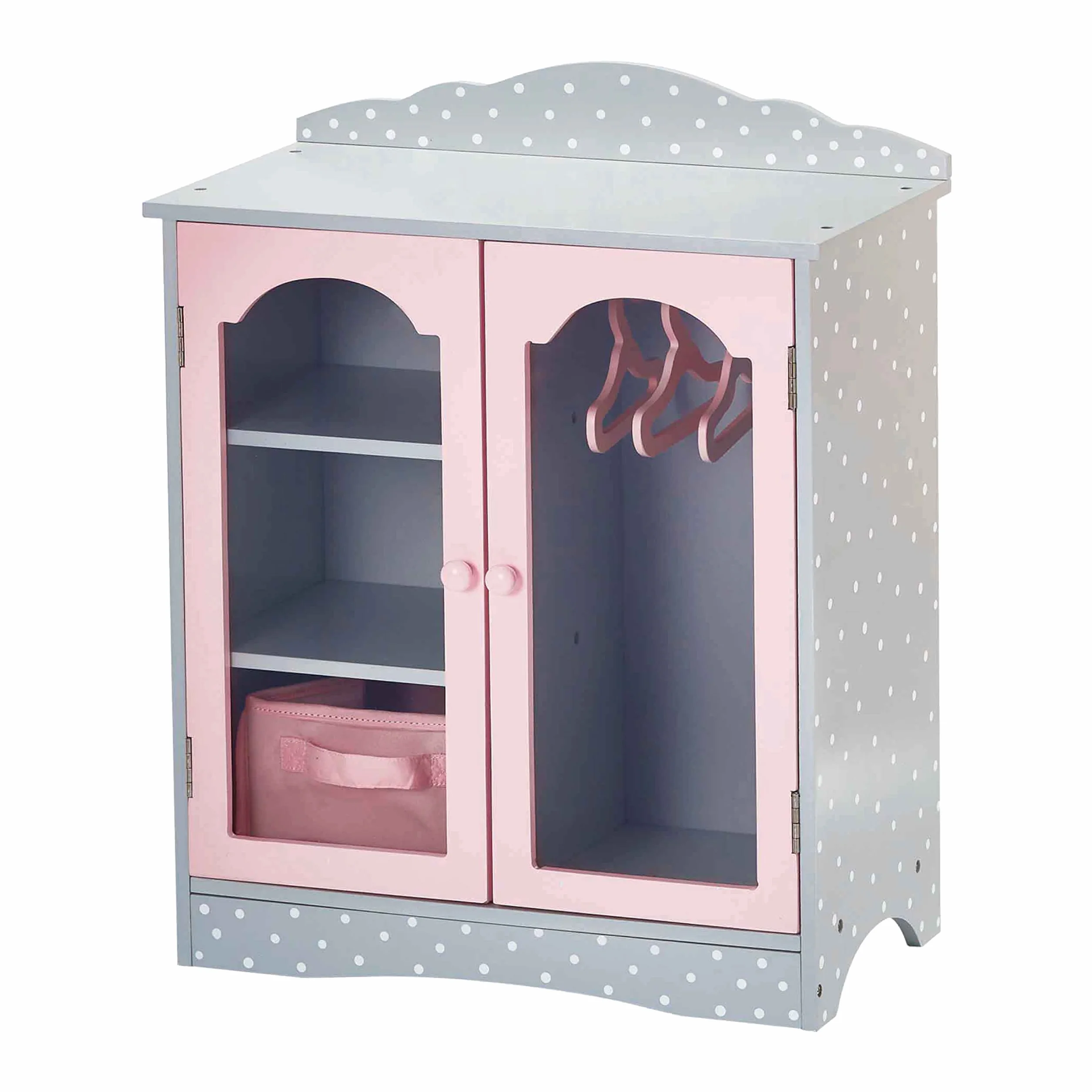 Guardaroba per Bambole Armadio Legno Olivia's World TD-0210AG