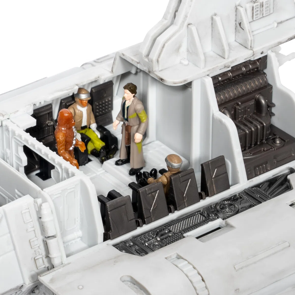 Jazwares Star Wars Micro Galaxy Squadron Tydirium Shuttle - Veicolo da 7 pollici con decorazione unica e quattro accessori per micro figure da 2,5 cm