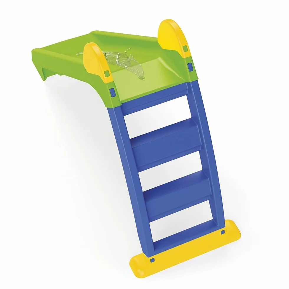 Dolu Scivolo per Bambini dai 2 Anni, Scala Blu e Verde, Pieghevole per Uso Interno ed Esterno