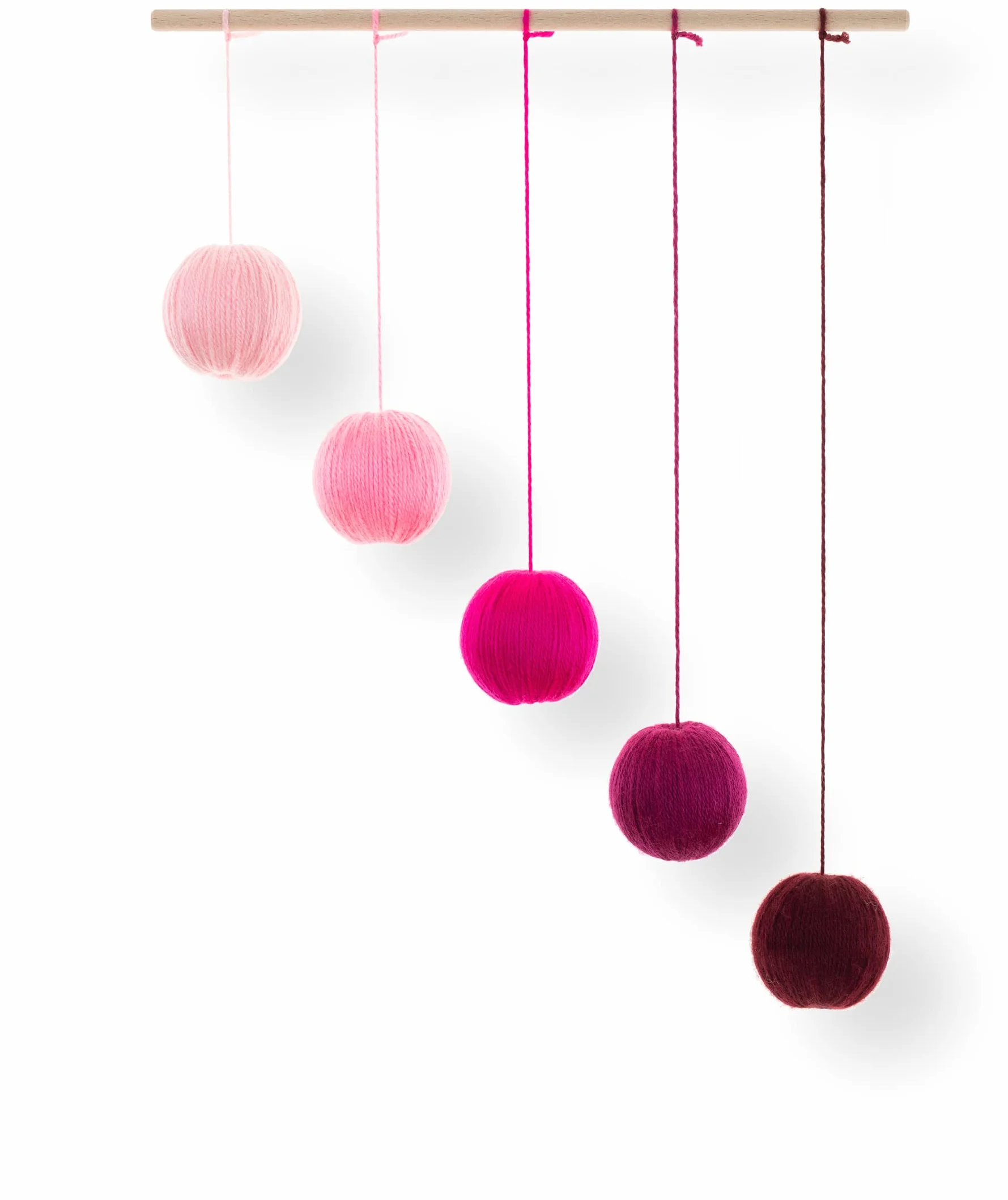 Montessori inspired mobile - Pink Gobbi