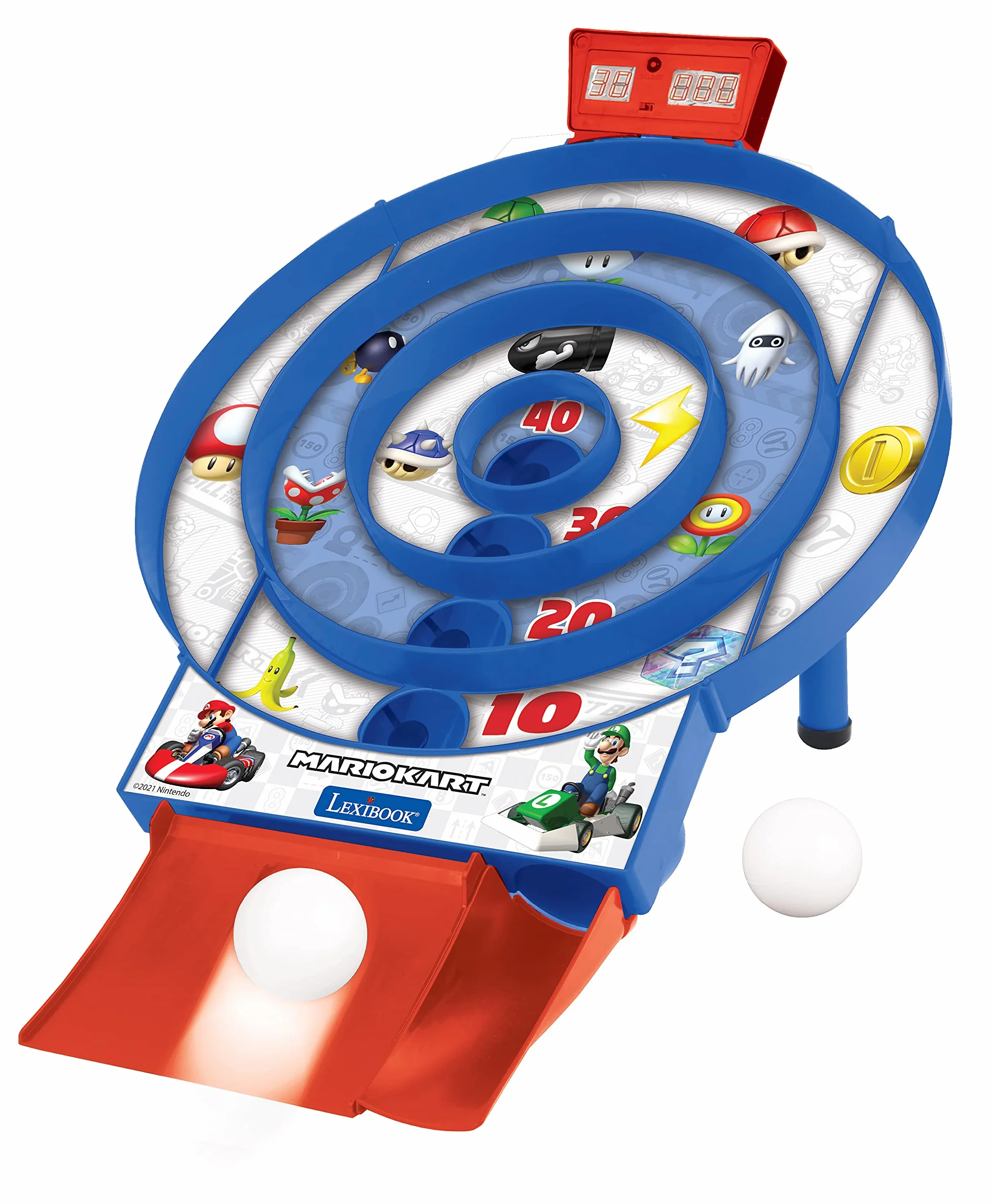 Lexibook, Mario Kart, Skee Ball, Gioco di abilità elettronico, JG995NI