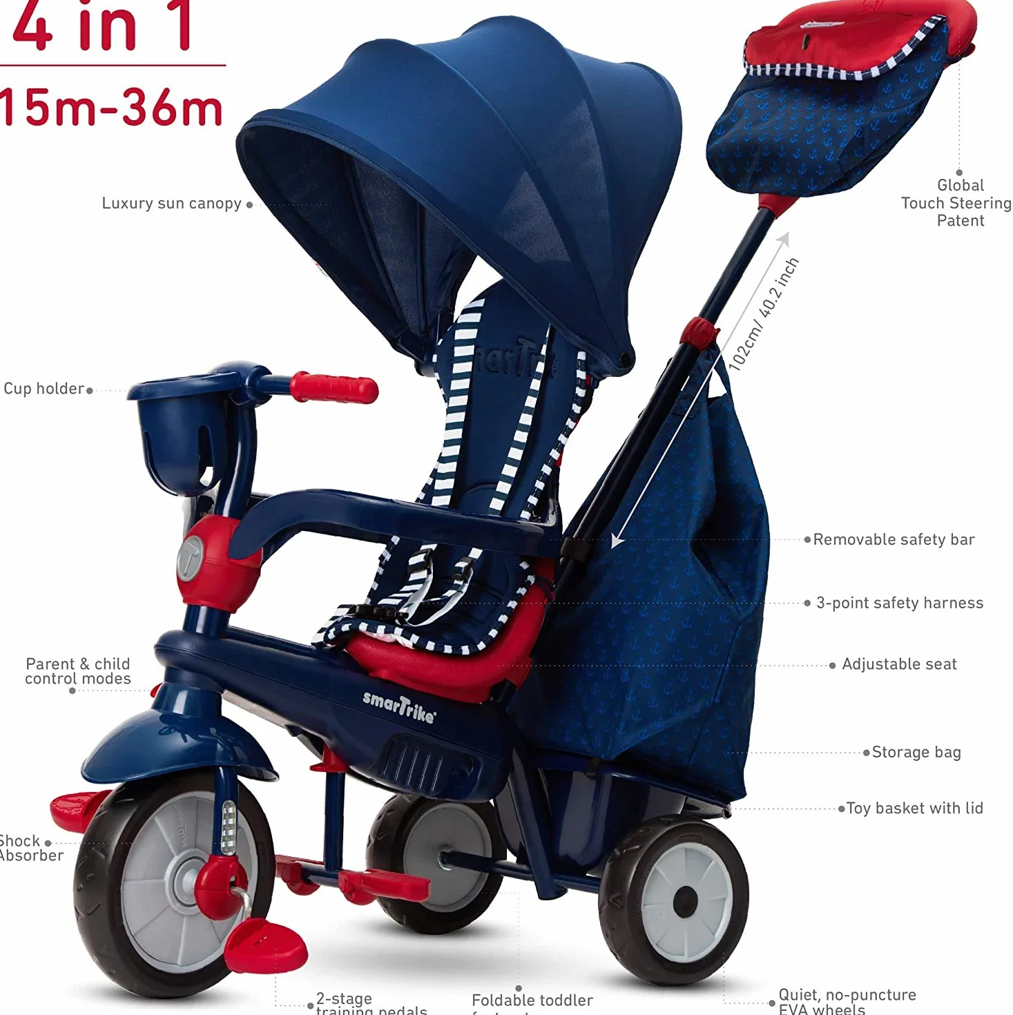 smarTrike - Triciclo “Swing Deluxe 650-0900”