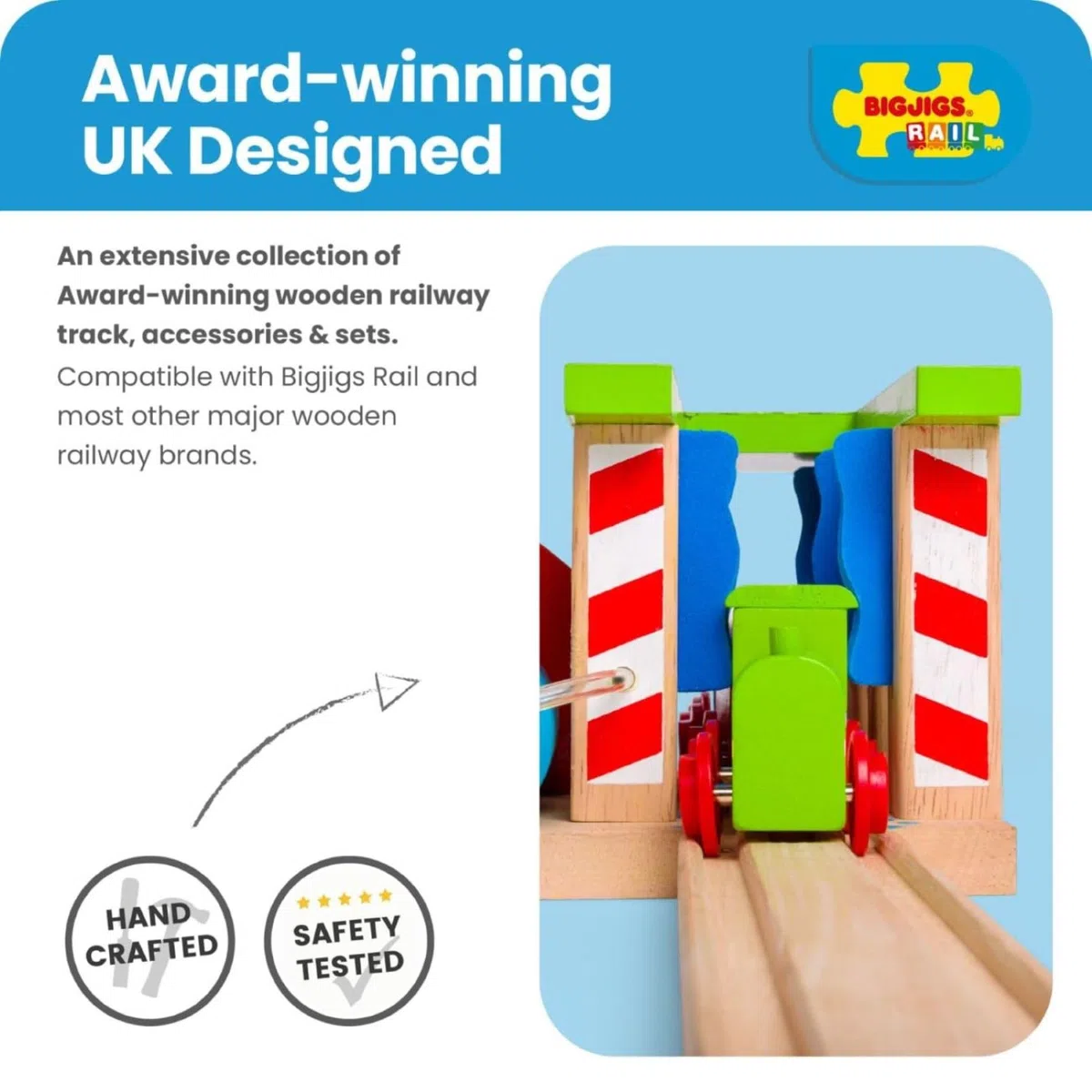 Bigjigs Rail Impianto di Lavaggio per Treni