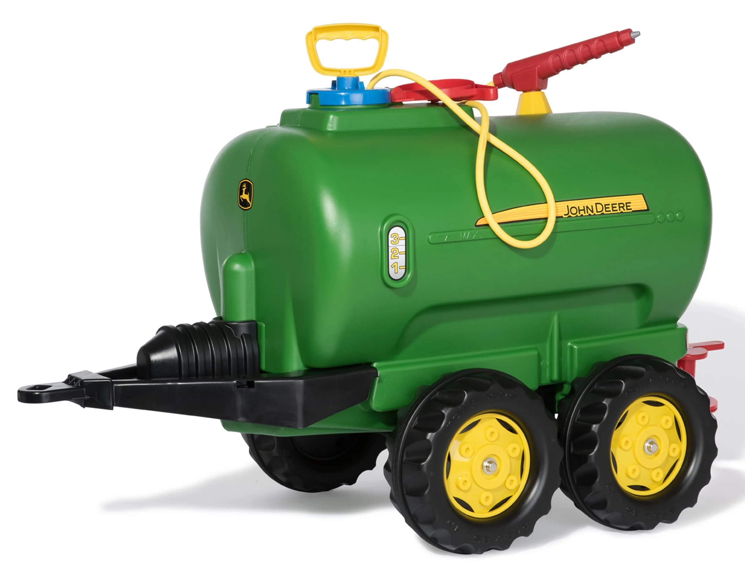 Rolly Toys John Deere rollyTanker trailer 30 litri serbatoio acqua trattore con pompa pistola bambini 3-10 anni