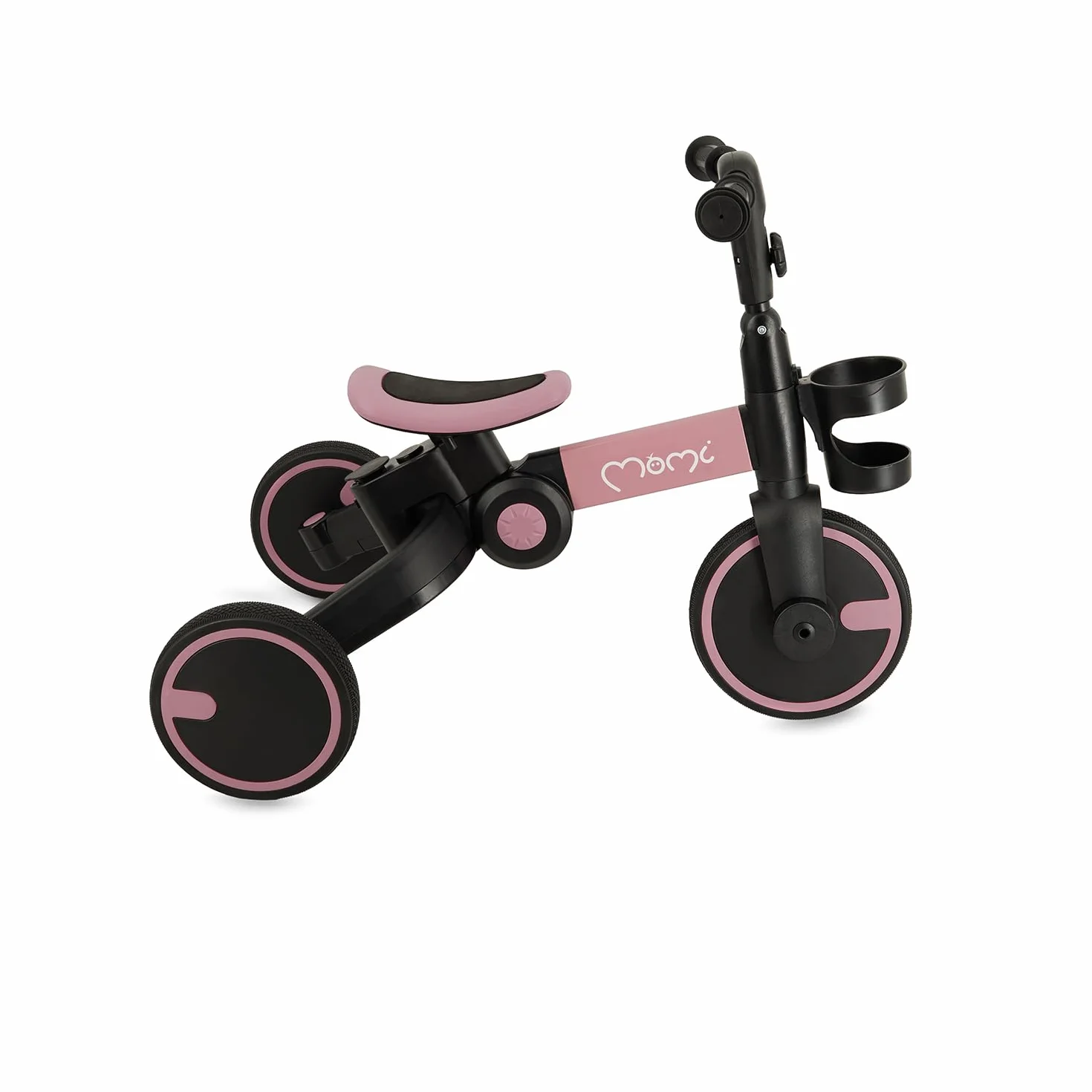 MoMi FILO 3in1 Triciclo Evolutivo per bambini 1-3 anni - Bici Senza Pedali Pieghevole, sella regolabili, pedali rimovibili - Tricicli con portabicchiere e ruote in EVA