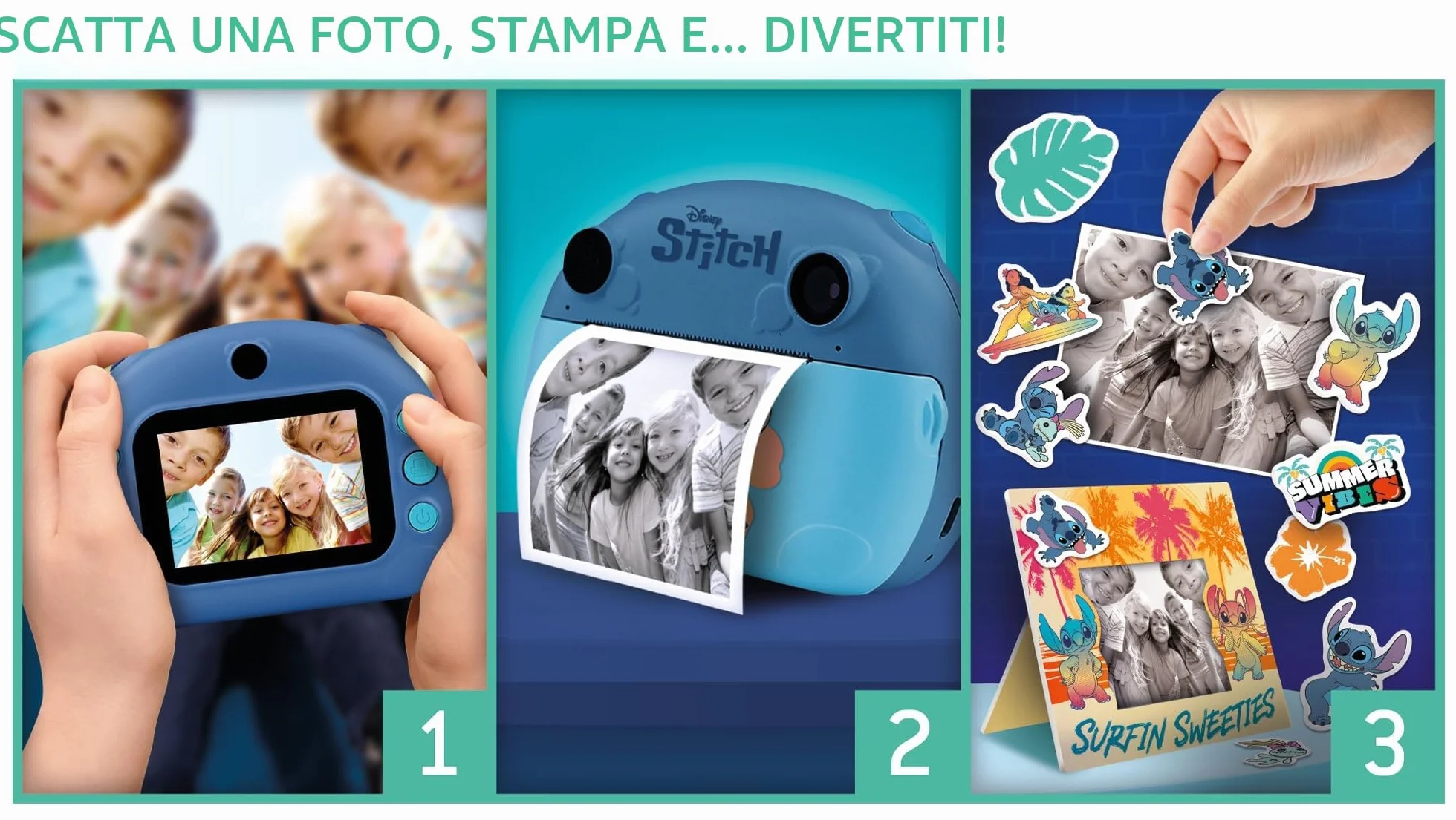 Lisciani Giochi - Stitch Print Cam, 107247