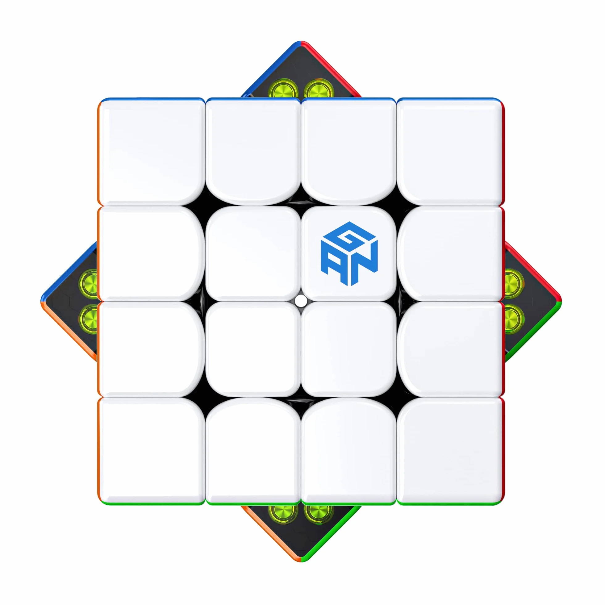 GAN 460 M Speedcube, 4x4 Cubo Master Magnetico 460M Puzzle Giocattolo Rompicapo (Stickerless, Senza Adesivi)