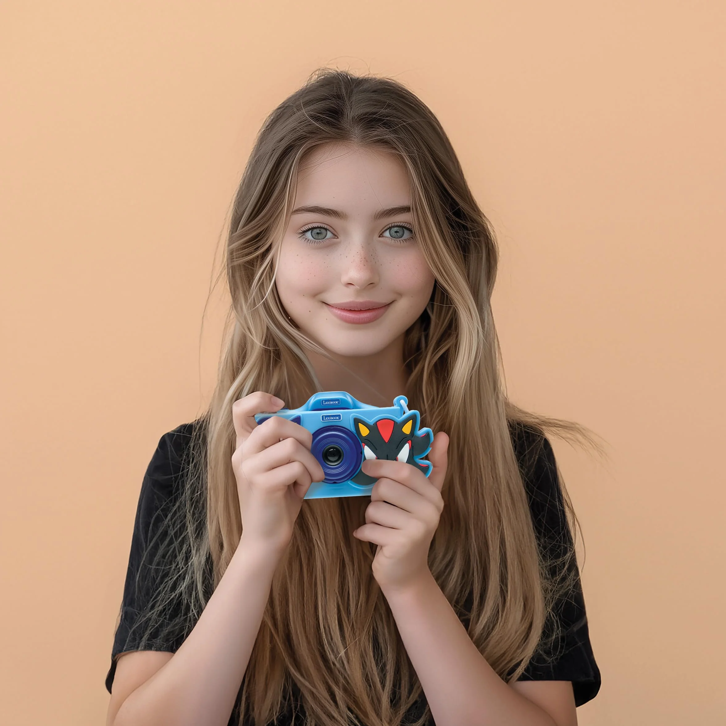 Lexibook, Sonic The Hedgehog, Fotocamera 4-in-1 per Bambini con Protezione, Funzioni Foto, Video, MP3 e Giochi, 15 Filtri per Personalizzare Le tue Foto, Scheda di Memoria da 8 GB Inclusa, DJ078SN