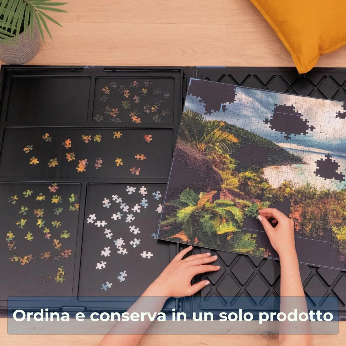 Ravensburger - Puzzle Portfolio Accessorio | Idea Regalo Per Lei O Lui | 70x50 Cm | Tappeto Puzzle Bambini | Cartella Per Puzzles 1000 Pezzi