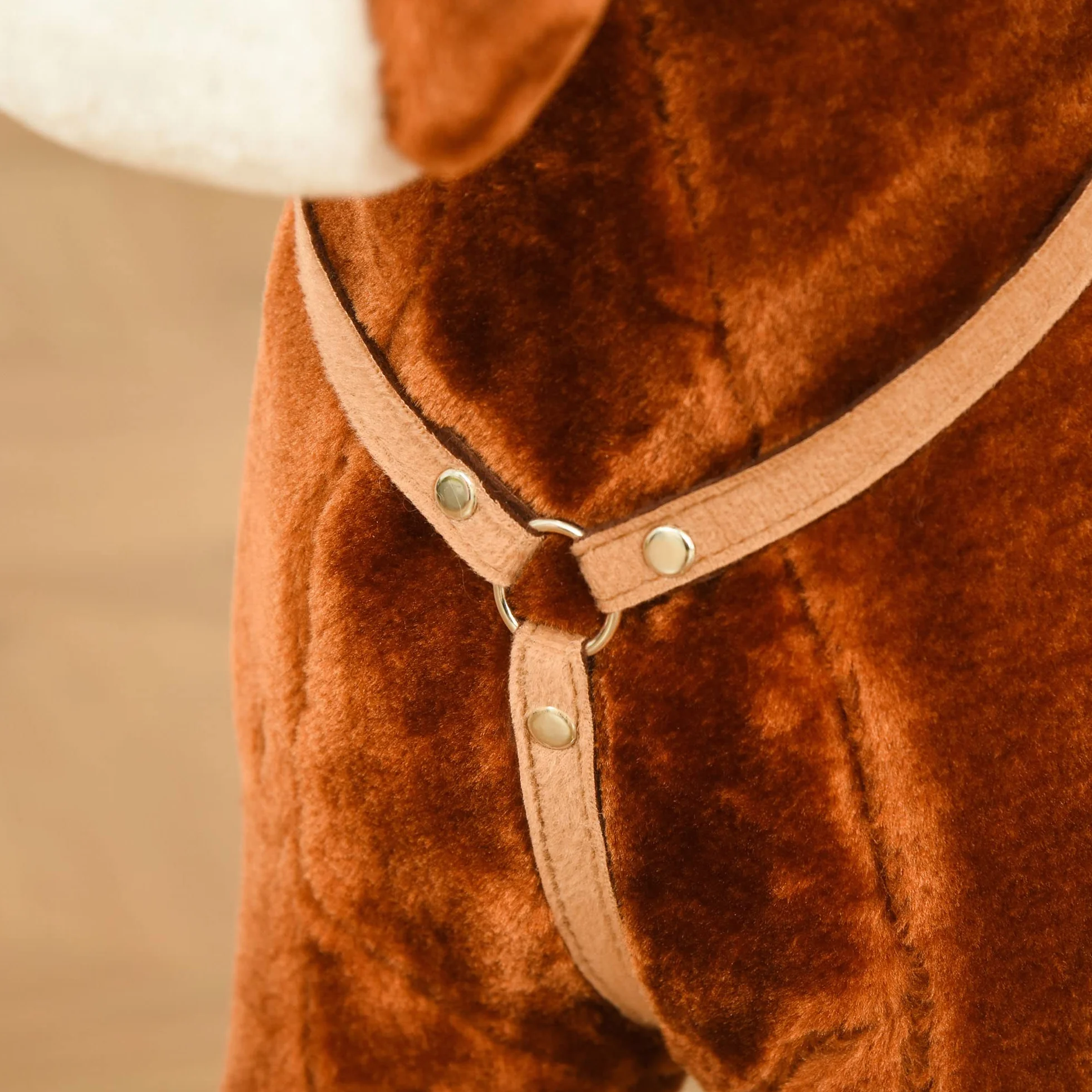 HOMCOM Cavallo a Dondolo in Legno con Suono Animale Regalo Giocattolo per i Bambini, 74 x 28 x 65 cm, Marrone