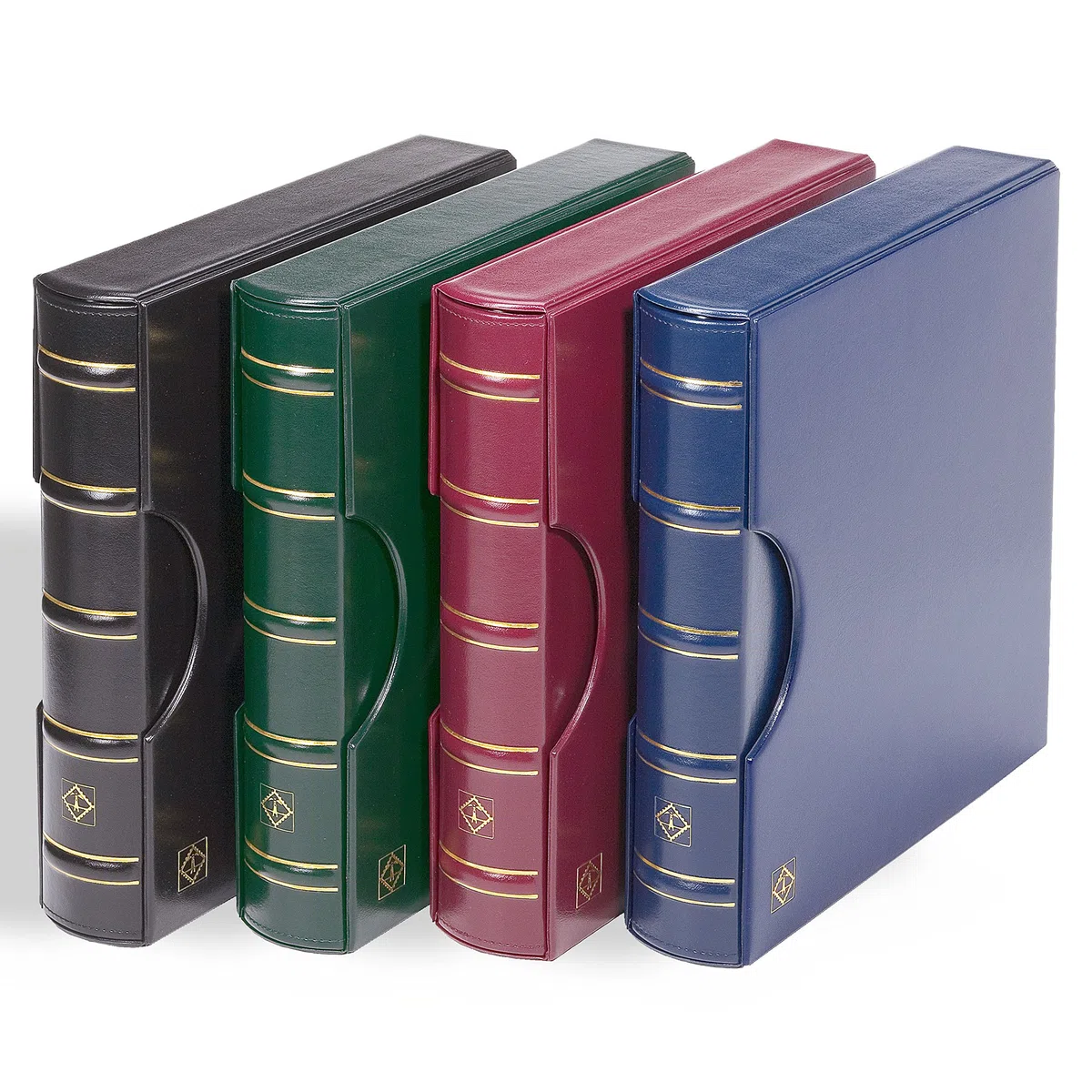 LIGHTHOUSE Ringbinder EXCELLENT DE, classic, slipcase, red
