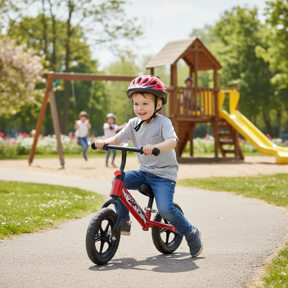 Chicos - Balance Bike Flat Track - Bicicletta Senza Pedali Ultraleggera con Ruote Anti-Foratura, Regolabile per Bambini 1-4 Anni (37004)