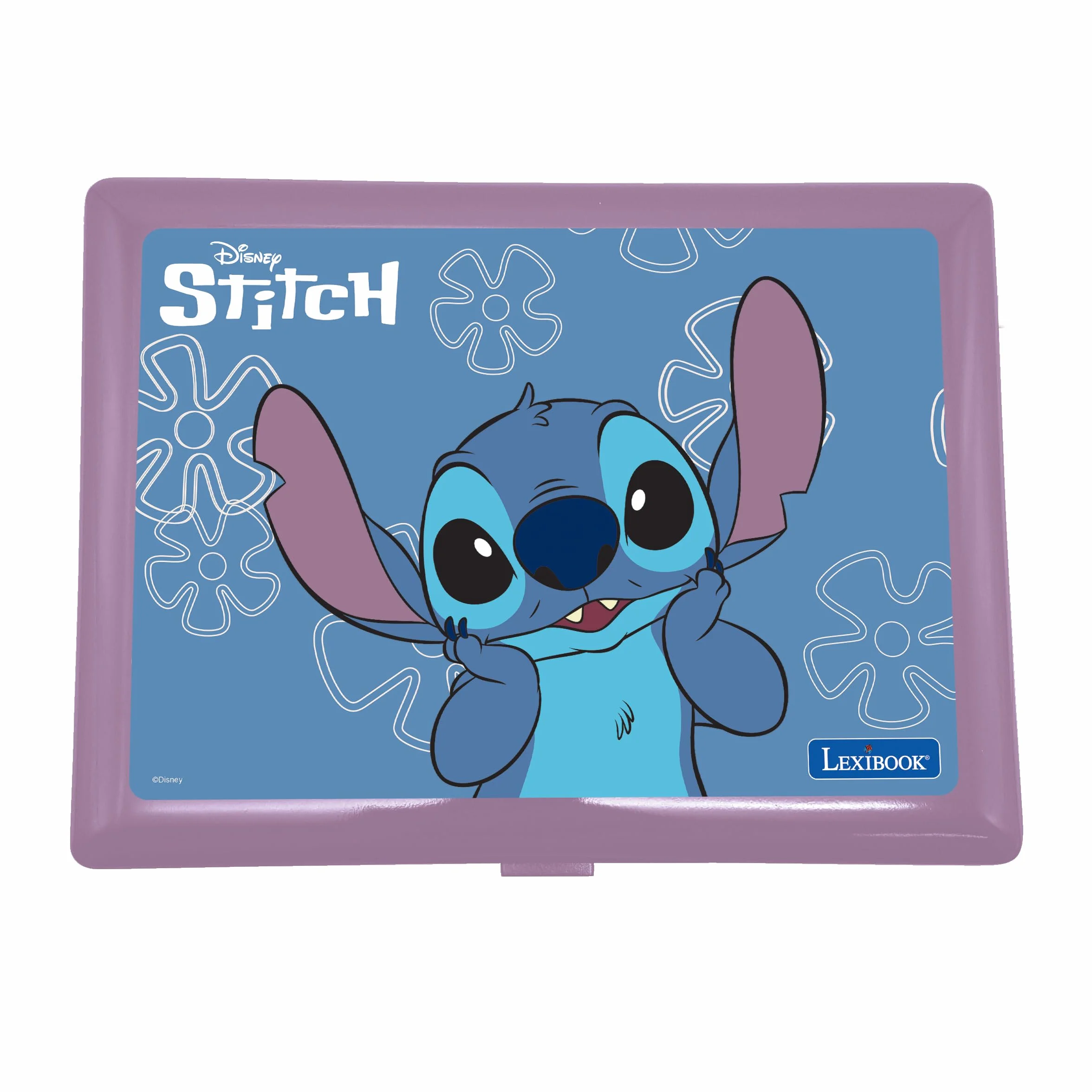 Lexibook, Disney Stitch, Computer educativo bilingue Stitch con 170 attività Inglese/Italiano, JC599Di5