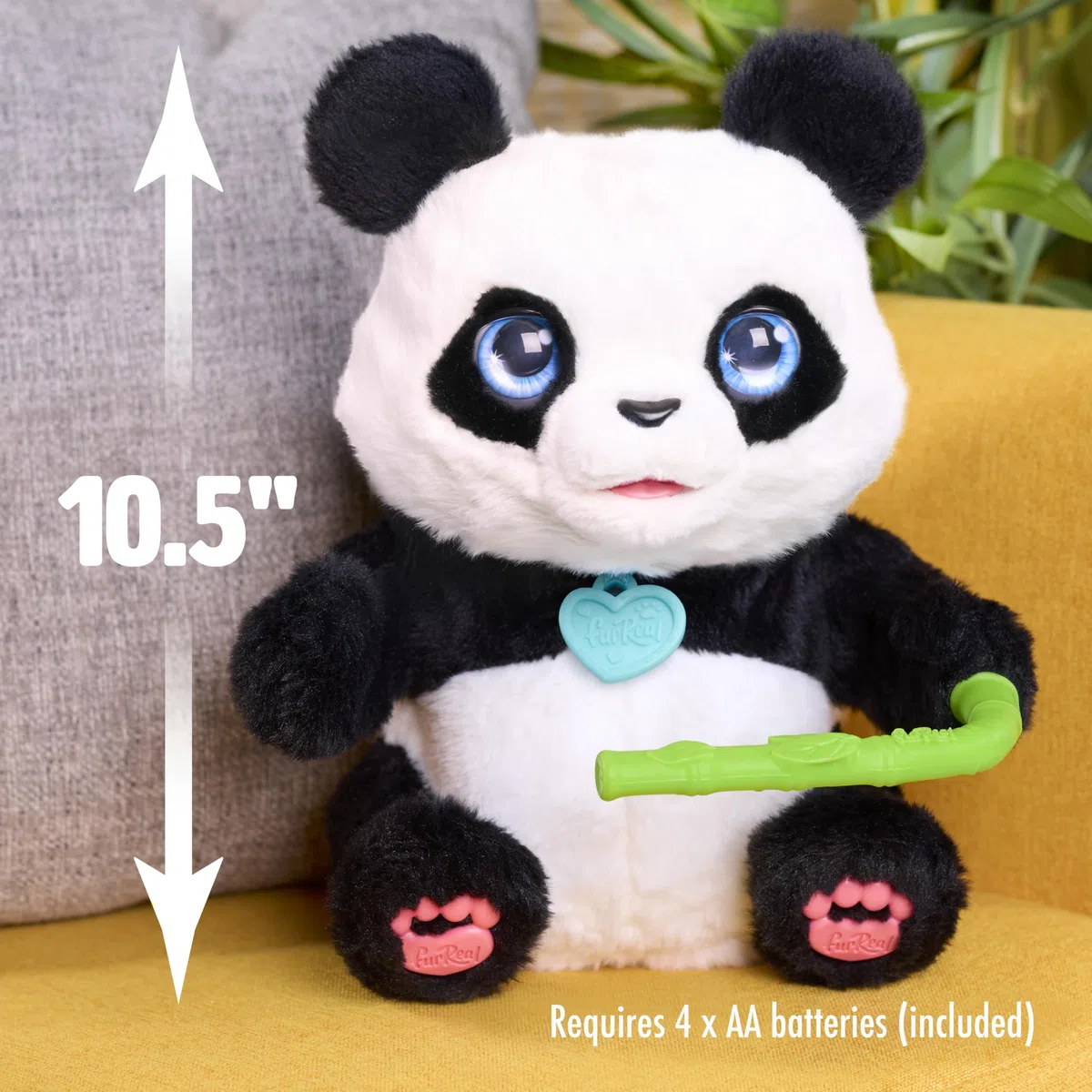 FurReal Coco The Tumbling Panda Giocattolo interattivo peluche 26,7 cm 60 suoni e reazioni per bambini dai 4 anni