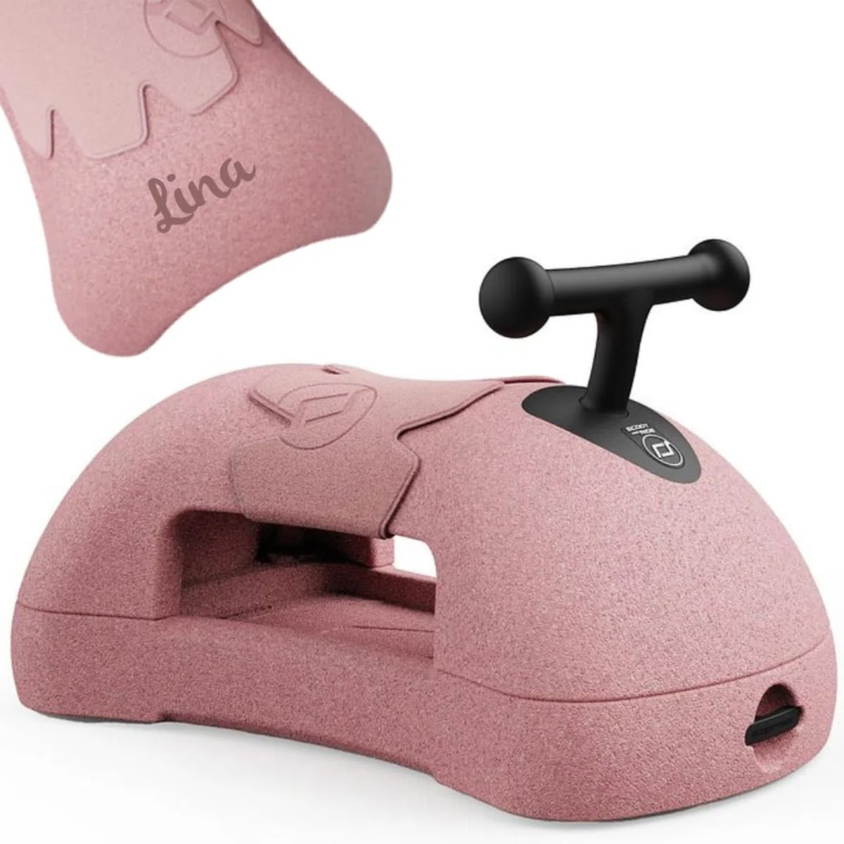 Scoot and Ride – My First 3in1 Rosa – girello per bambini & cavalcabile/tavoletta da spinta – per bambini dai 6 mesi – personalizzato con nome