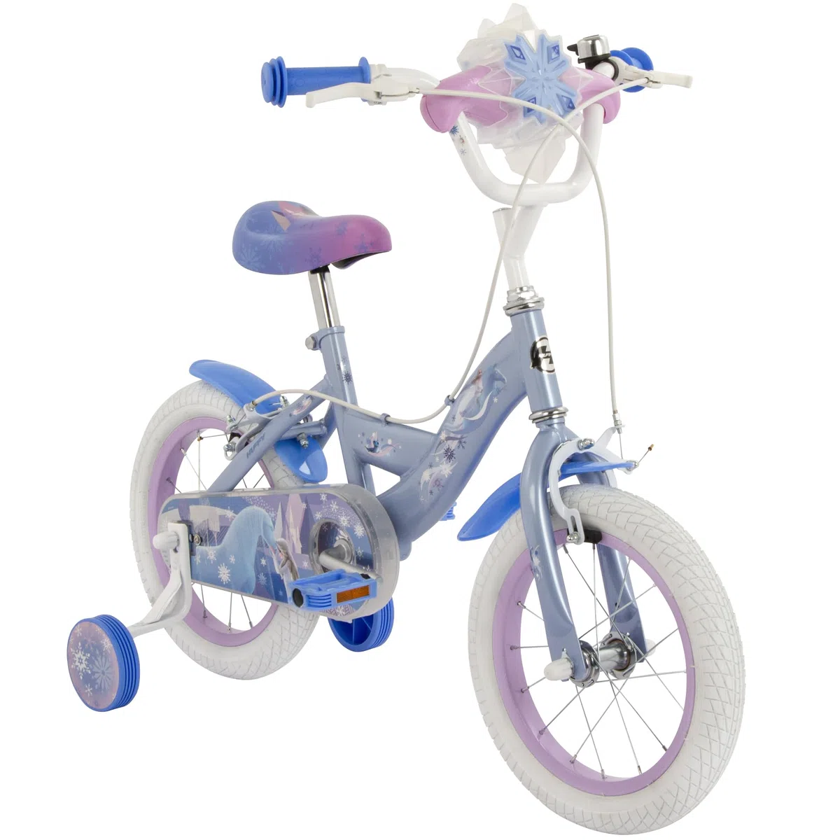 Huffy Disney La Regina di Ghiaccio Frozen 14" Bicicletta Bambini 4-6 Anni - Blu, M