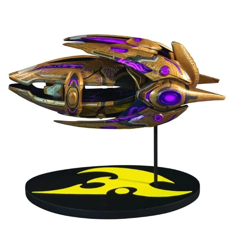 Blizzard StarCraft Limited Edition Golden Age Protoss Carrier Ship Model Building Collectible Model Figur, Small to Medium