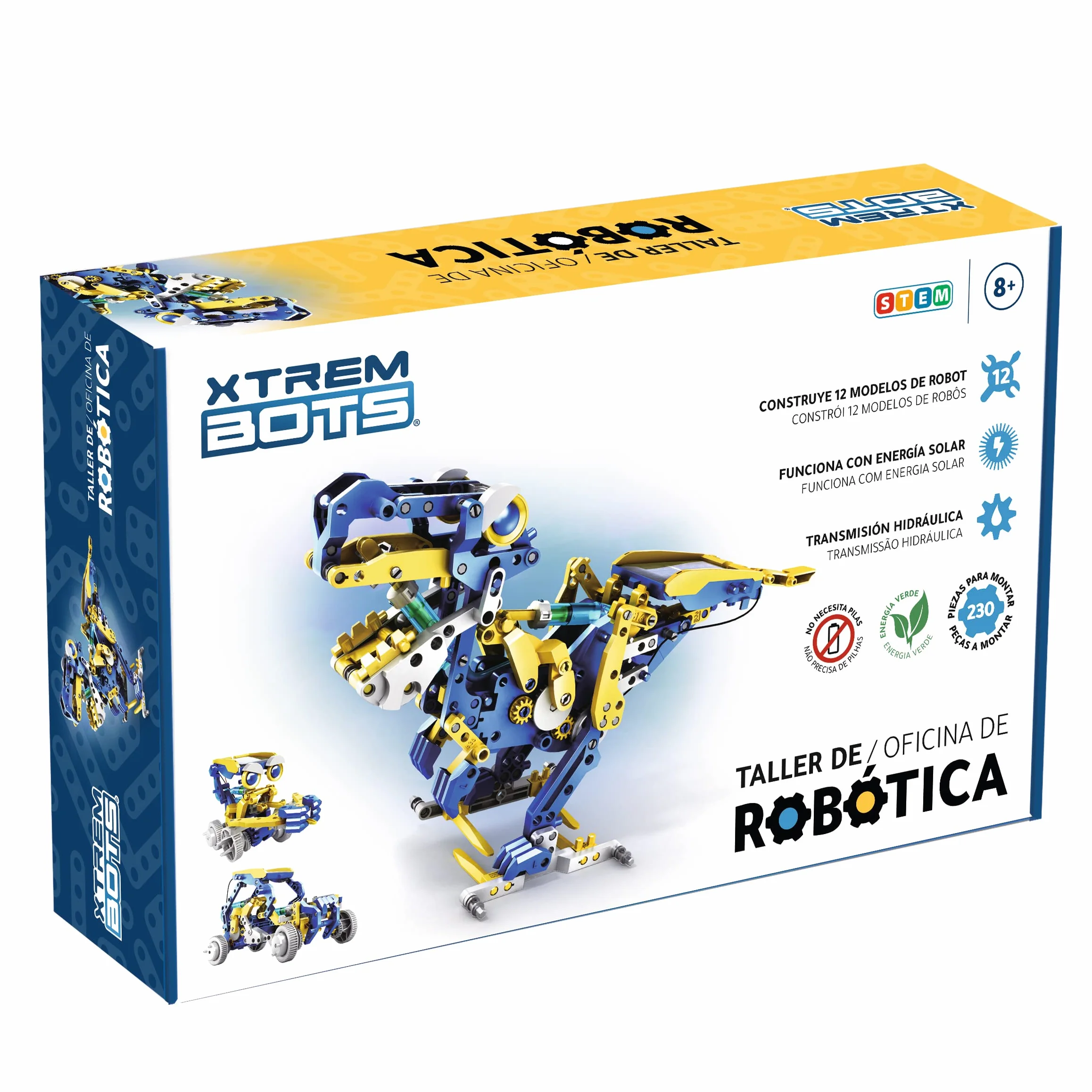Xtrem Bots - Laboratorio Di Robotica | Kit Robot Bambini Giocattolo 12 In 1 | Robot Da Costruire 8 Anni O Più | Giocattoli Interattivo Montare | Stem