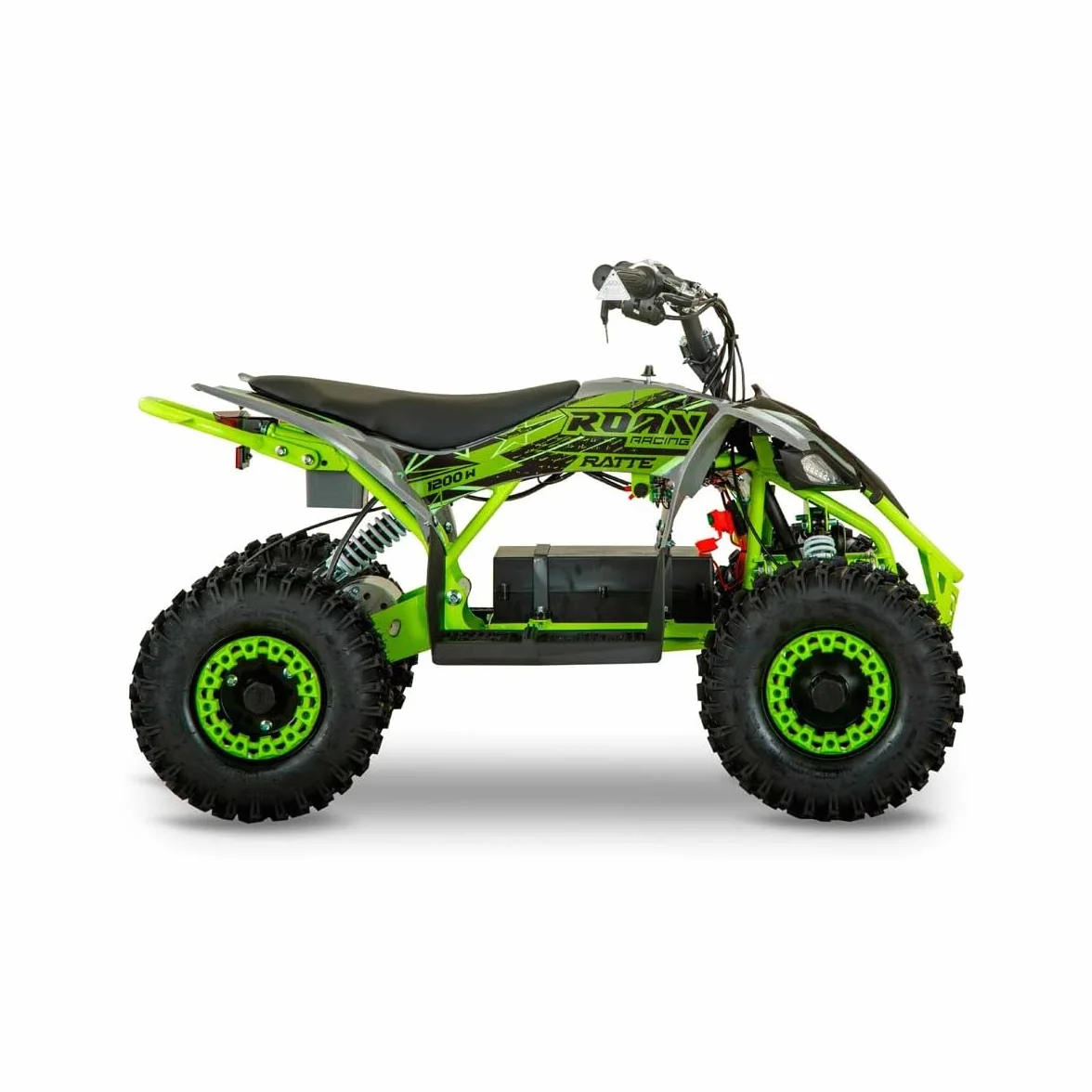 Miniquad elettrico Roan-Ratte 1200 48 V, Verde
