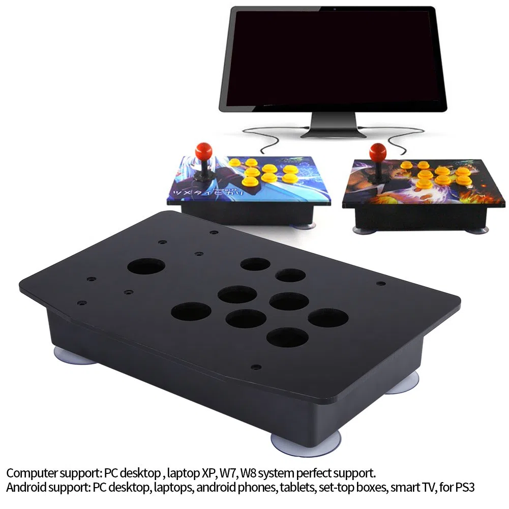 Pannello Acrilico Fai da Te Nero Kit Ricambio per PC Desktop Laptop