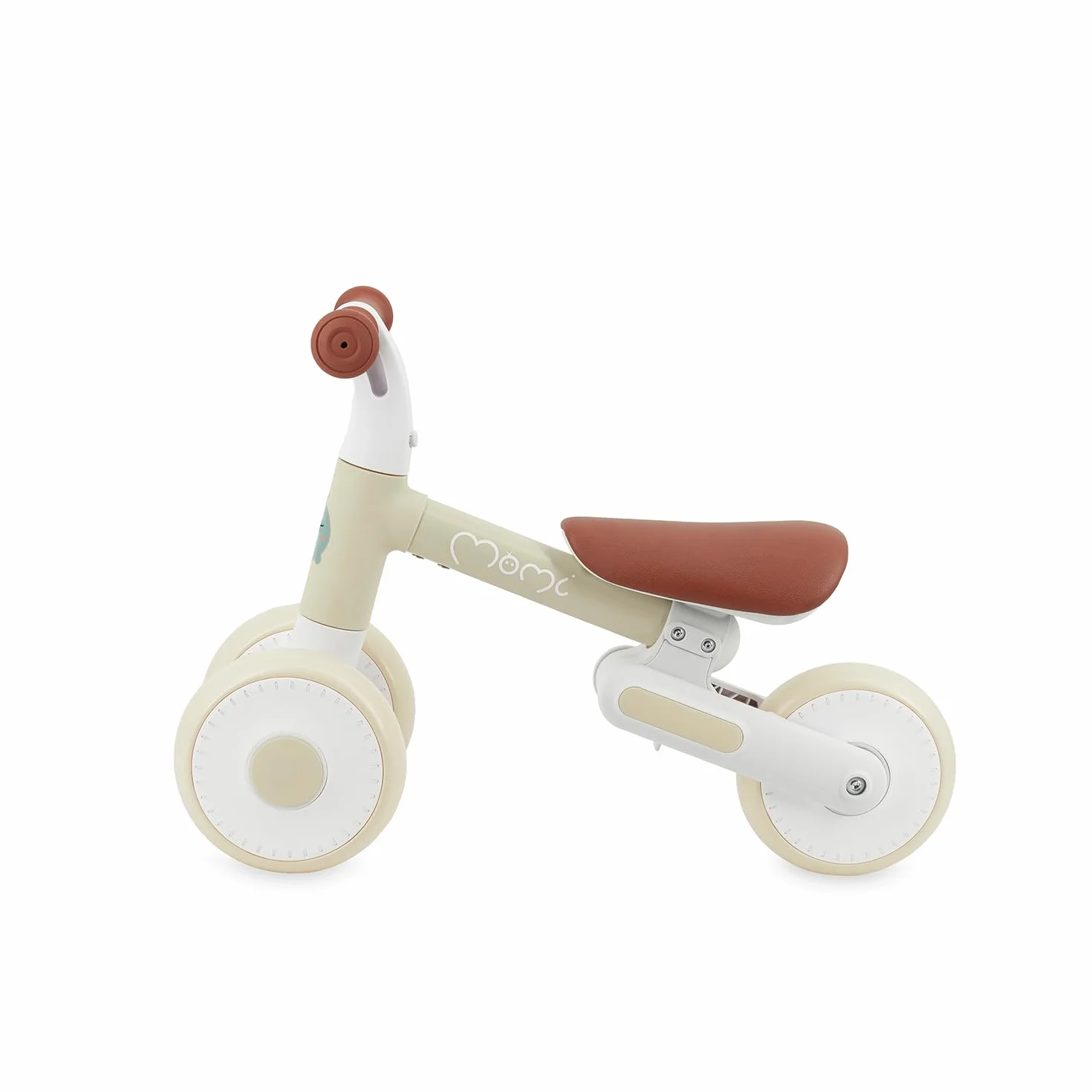 Momi Bicicletta senza pedali DEX per bambine e bambini da 1 a 3 anni, telaio pieghevole, sella regolabile in altezza, ruote in plastica antiforatura, solo 2 kg di peso