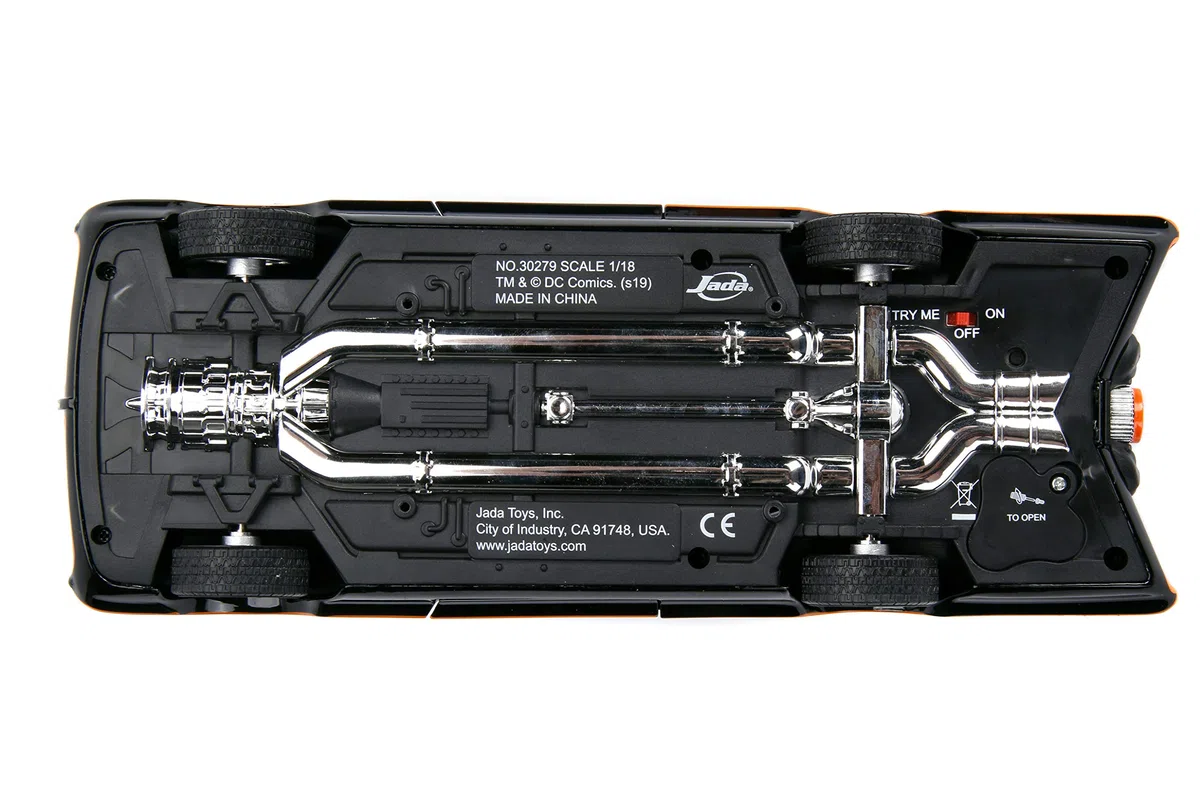 Jada- Batman The Classic TV Series Batmobile Veicolo Collezione e Figure pressofuse, Colore Nero, 1:18, 98625