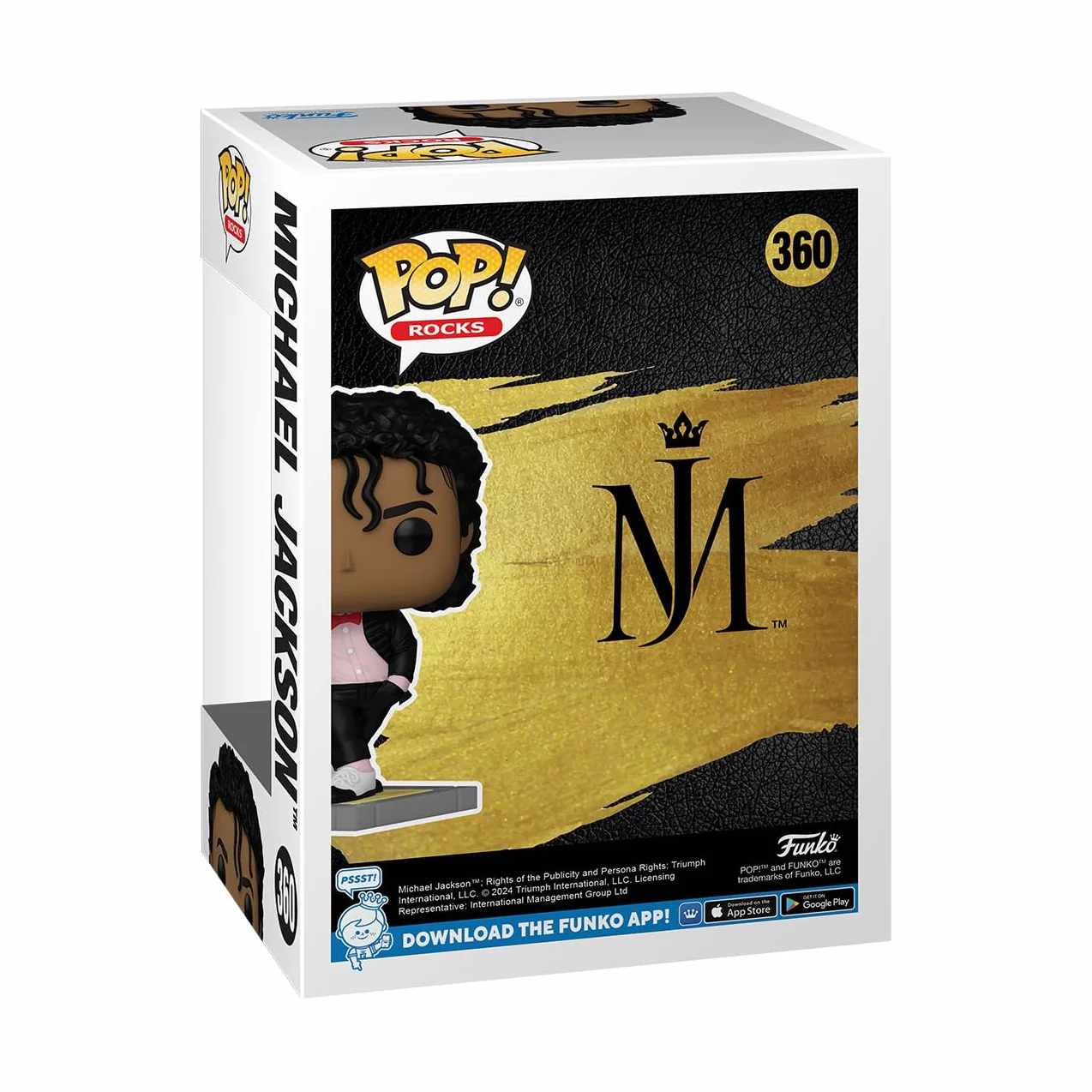 Funko POP! Rocks: Michael Jackson (Billie Jean) - Figura in vinile da collezione - Merchandise ufficiale - Giocattoli per bambini e adulti - Modello di figura da collezione e da esposizione