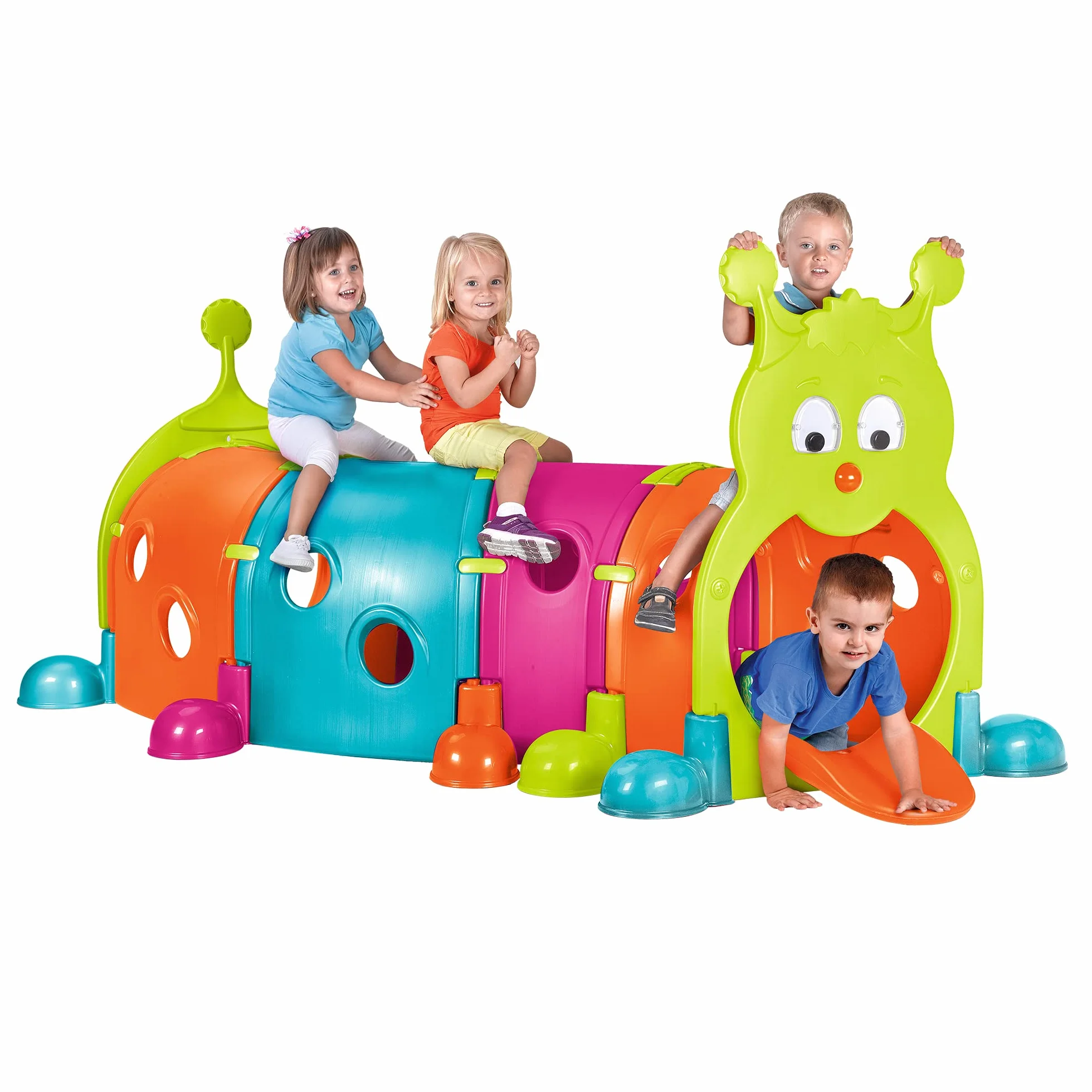 FEBER Febergus Gioco all'aperto Caterpillar Shape Kids 3-8 anni Famosa 800009596