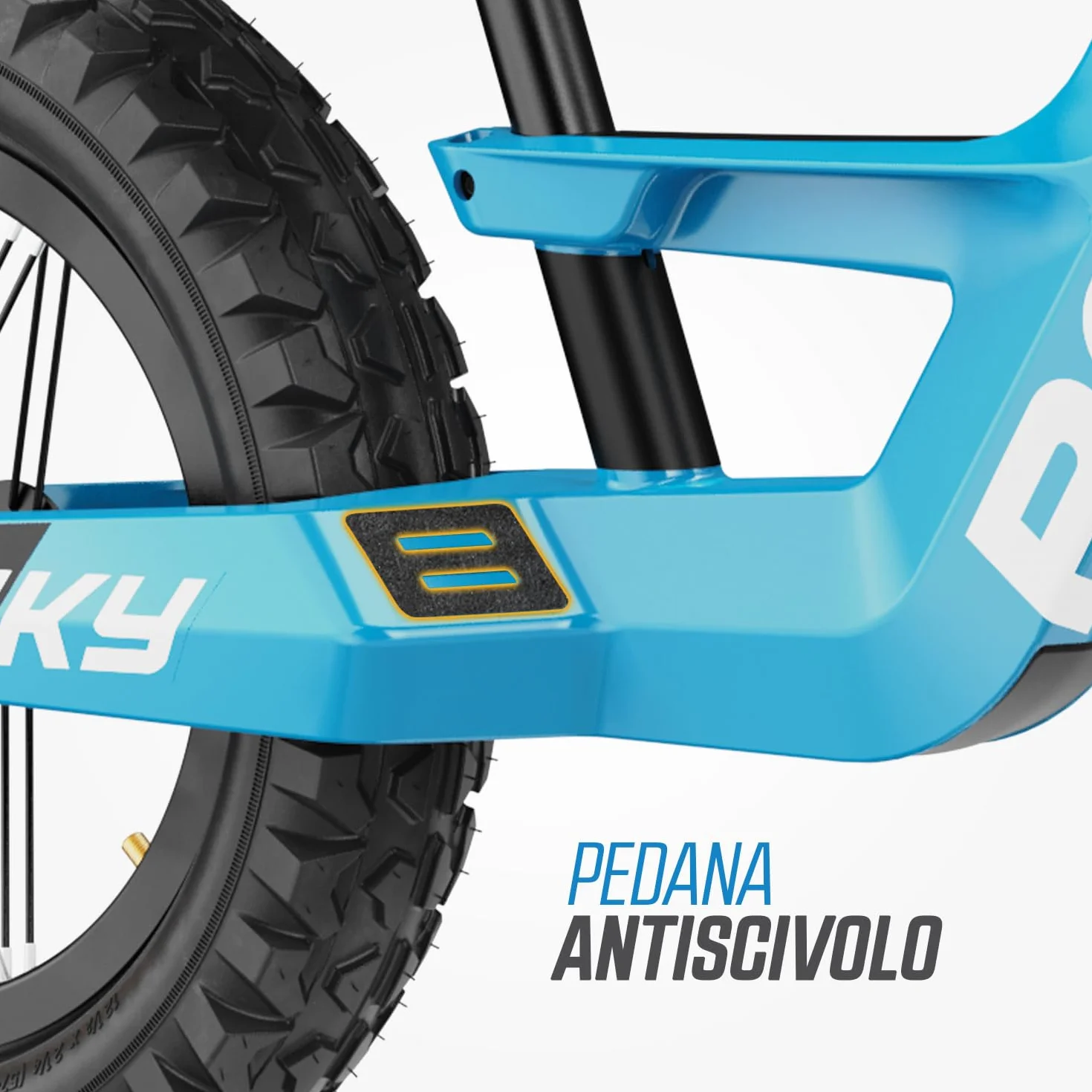 BERG Biky Cross - Bicicletta da 12 pollici, per ragazzi e ragazze dai 2 anni in su, con freno a mano, pneumatici ad aria, sella regolabile in altezza e telaio leggero in magnesio