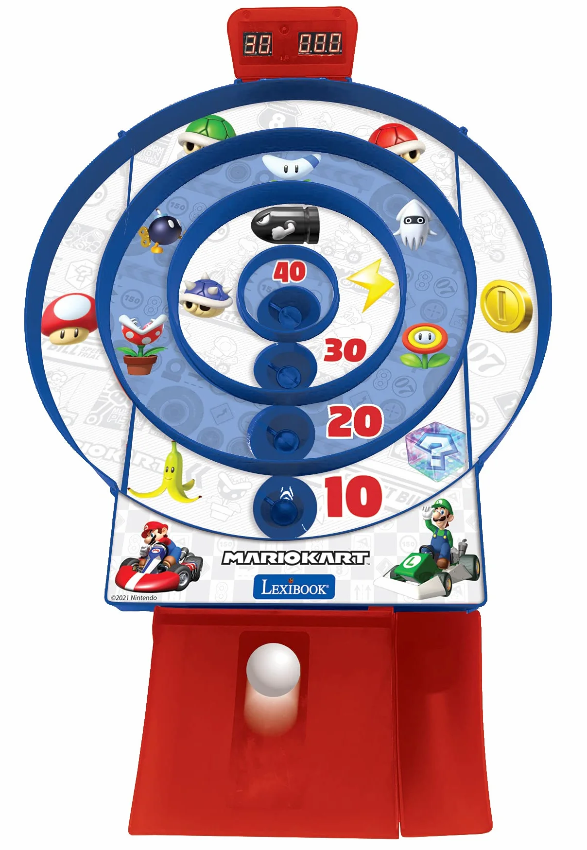 Lexibook, Mario Kart, Skee Ball, Gioco di abilità elettronico, JG995NI