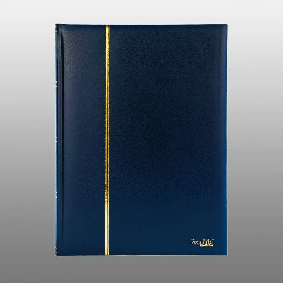 Prophila Leuchtturm classificatori 60 pagina pagine nere, blu colori