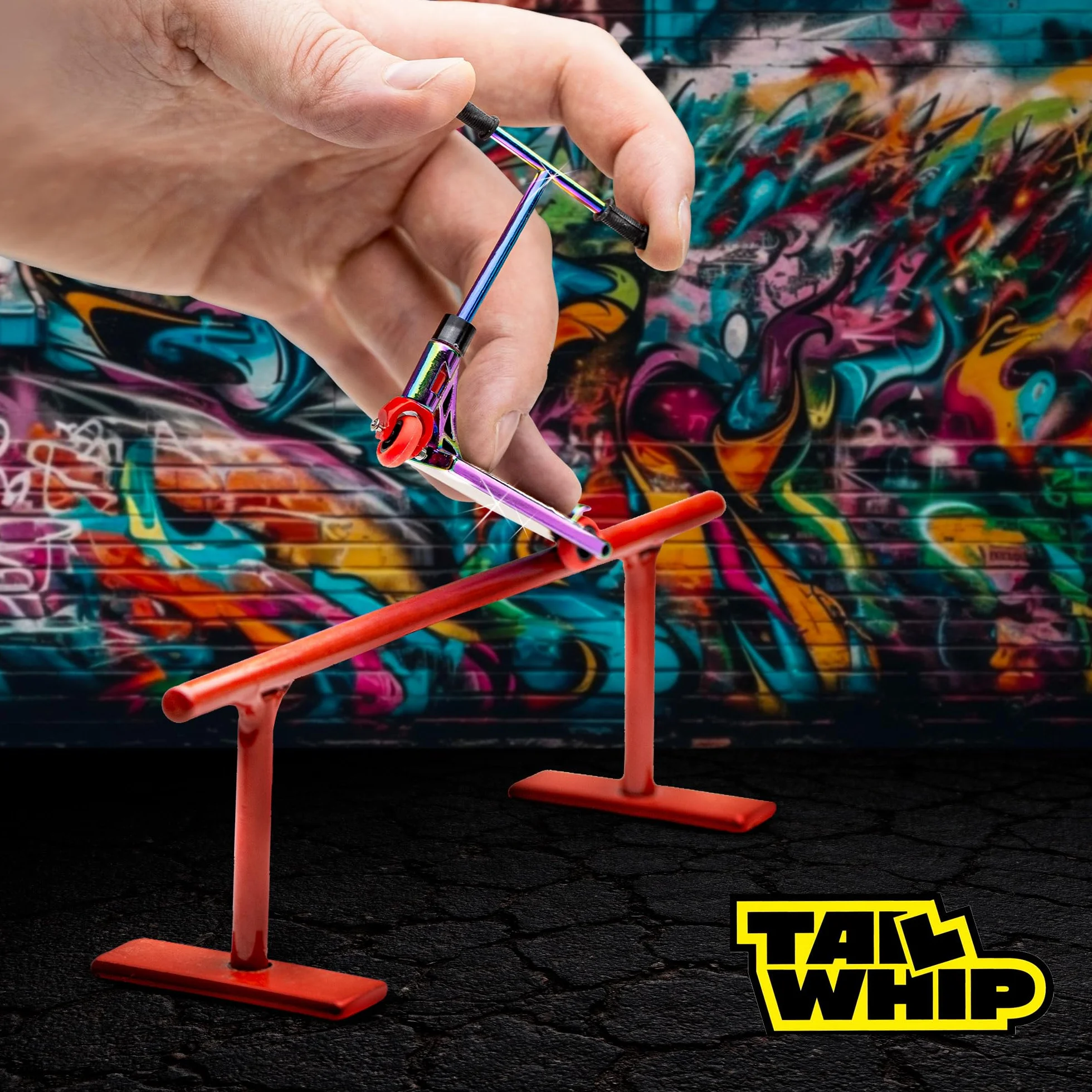 TAIL WHIP Finger Scooter Metallo Acrobazie Mini Monopattino Giocattolo