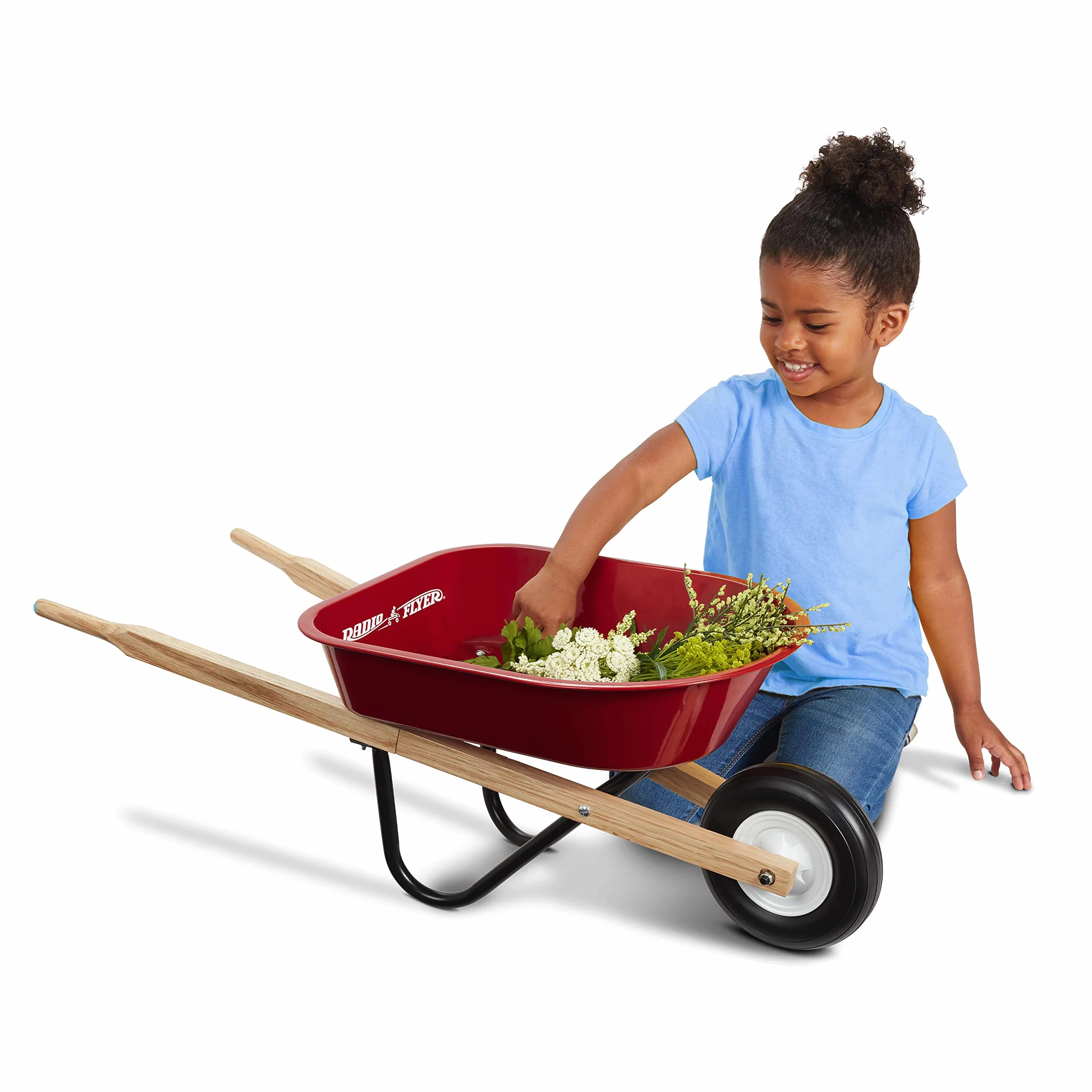 Radio Flyer Carriola per bambini, carriola giocattolo rossa per bambini