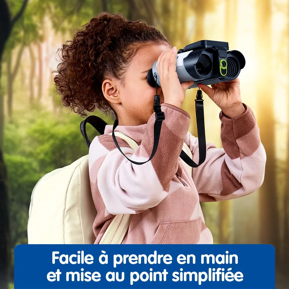 VTech. Binocolo Bambino, 80-618675, Bianco e Verde, Standard