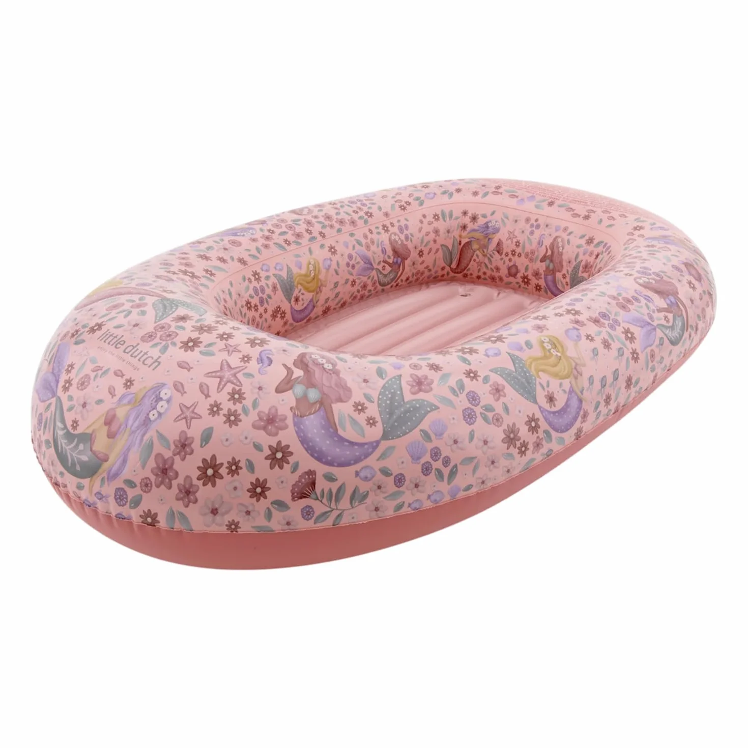 Little Dutch Barca gonfiabile – Gommone – Giocattolo gonfiabile – per ragazze dai 3 anni – Dreamy Mermaid rosa