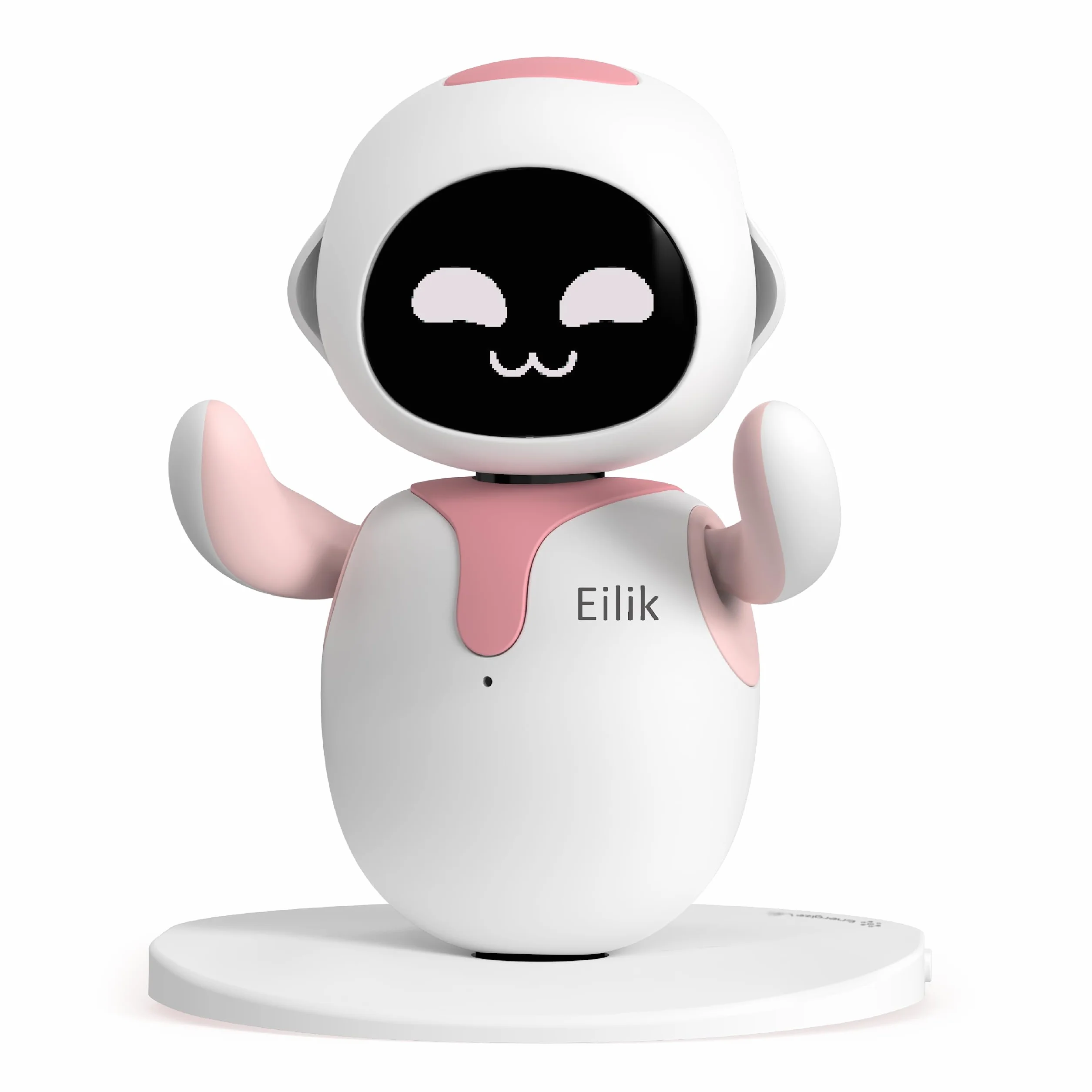 Eilik Rosa – Adorabile Robot Interattivo: Smart Gadget per la Casa o la Scrivania con Emozioni Realistiche e Aggiornamenti Costanti, Idea Regalo per Adulti e Bimbi, Robo-Pet per Ragazzi e Ragazze