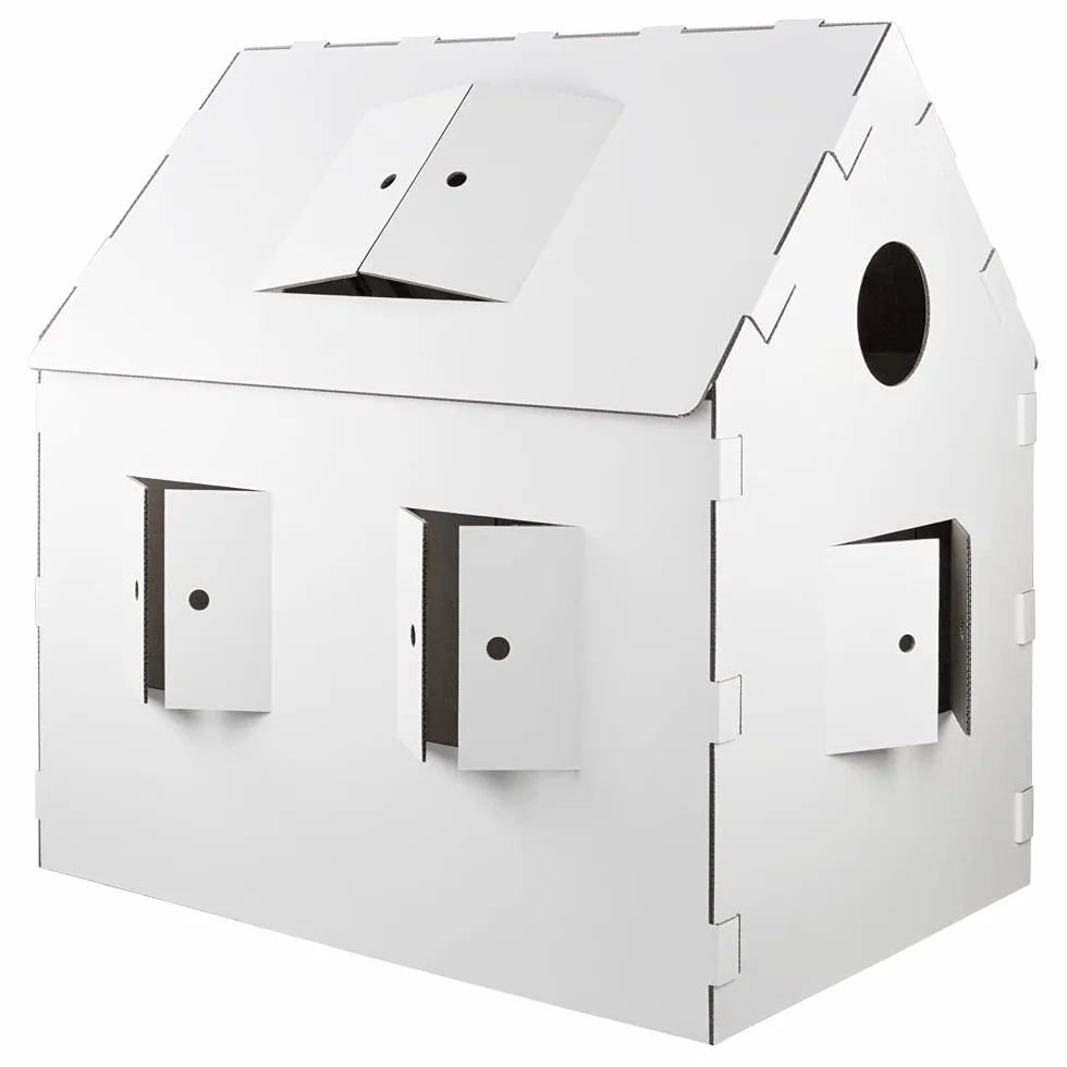 Kingpower 3D Bambini Casa di Cartone Playhouse