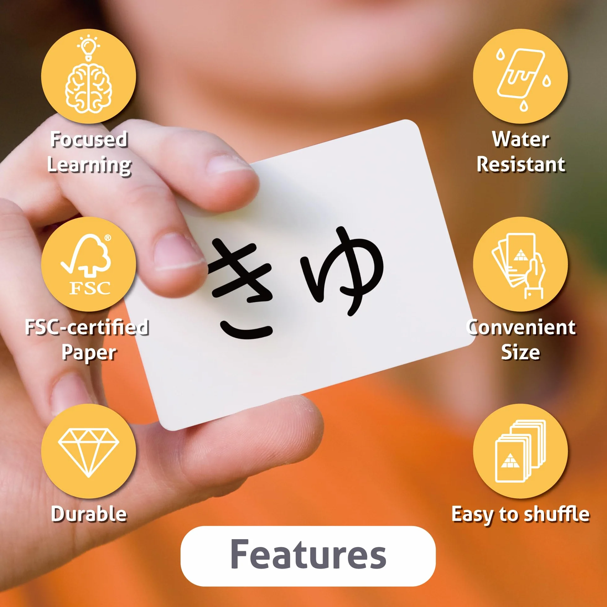 CARDDIA | Flashcard giapponesi Hiragana | Impara tutti i personaggi Hiragana con diagrammi di ordine dei tratti e parole di esempio | Ideale per principianti, insegnanti e pratica di scrittura