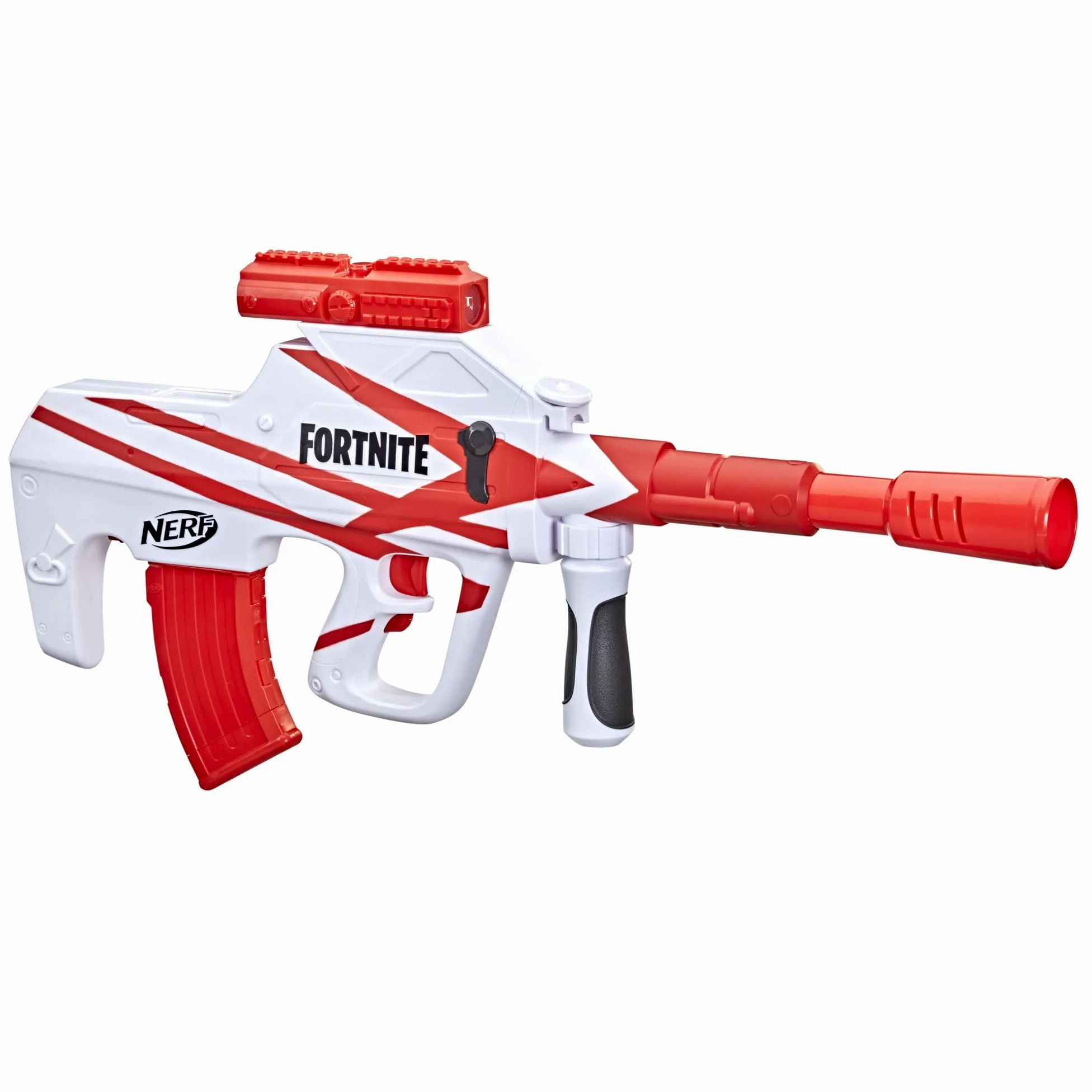 Nerf Fortnite - B-AR, Blaster motorizzato con Caricatore da 10 dardi e Involucro Converge di Fortnite, Include 10 dardi Originali Elite