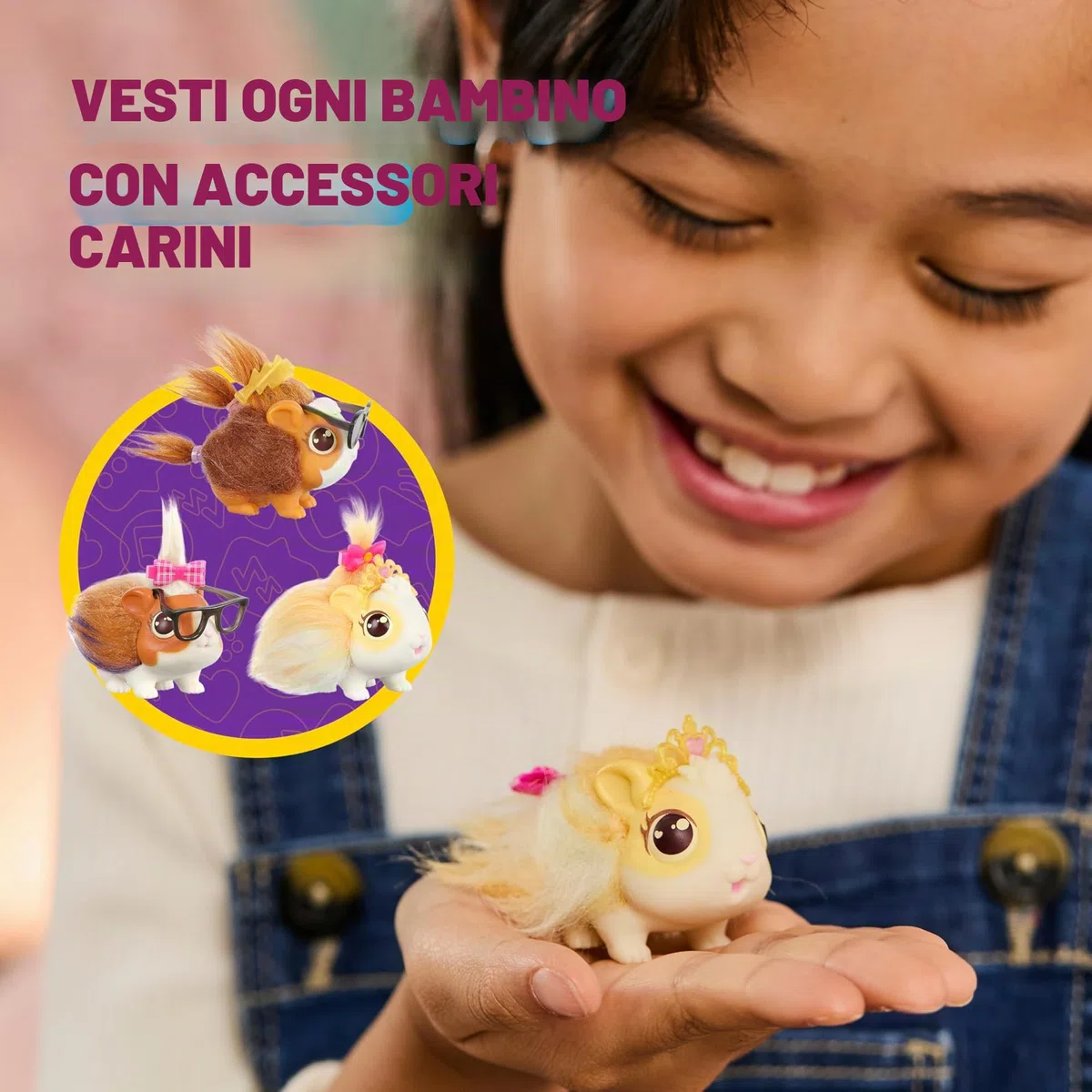Little Live Pets Mama Guinea Pig and Hutch 26410 Interactive Toy 20+ Sounds Ages 4+